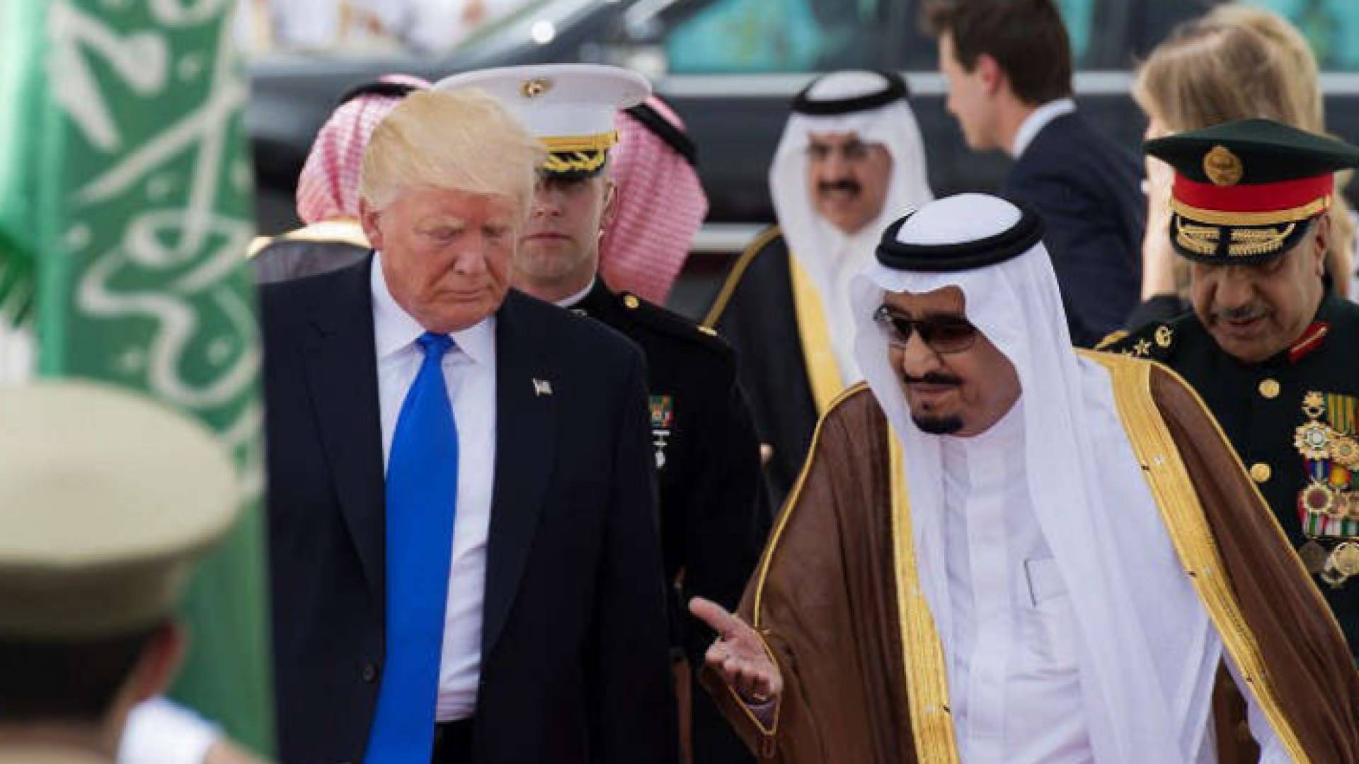 الملك سلمان وترمب - ارشيفية