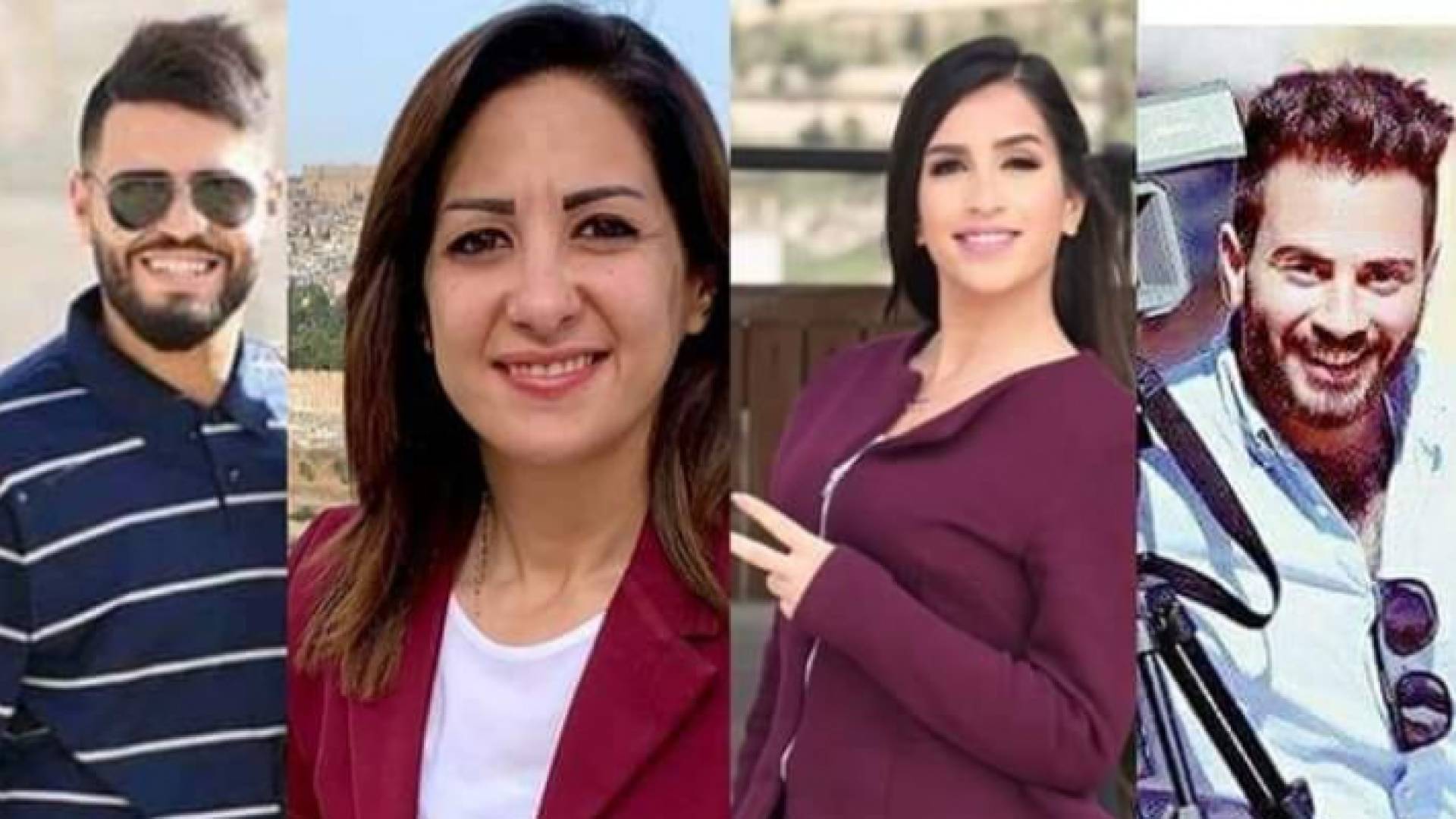 طاقم تلفزيون فلسطين في القدس