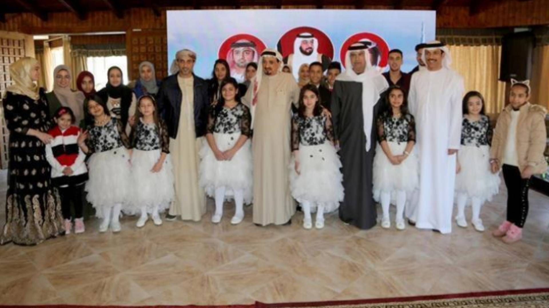 حاكم عجمان بحفل خيري للأيتام في الأردن