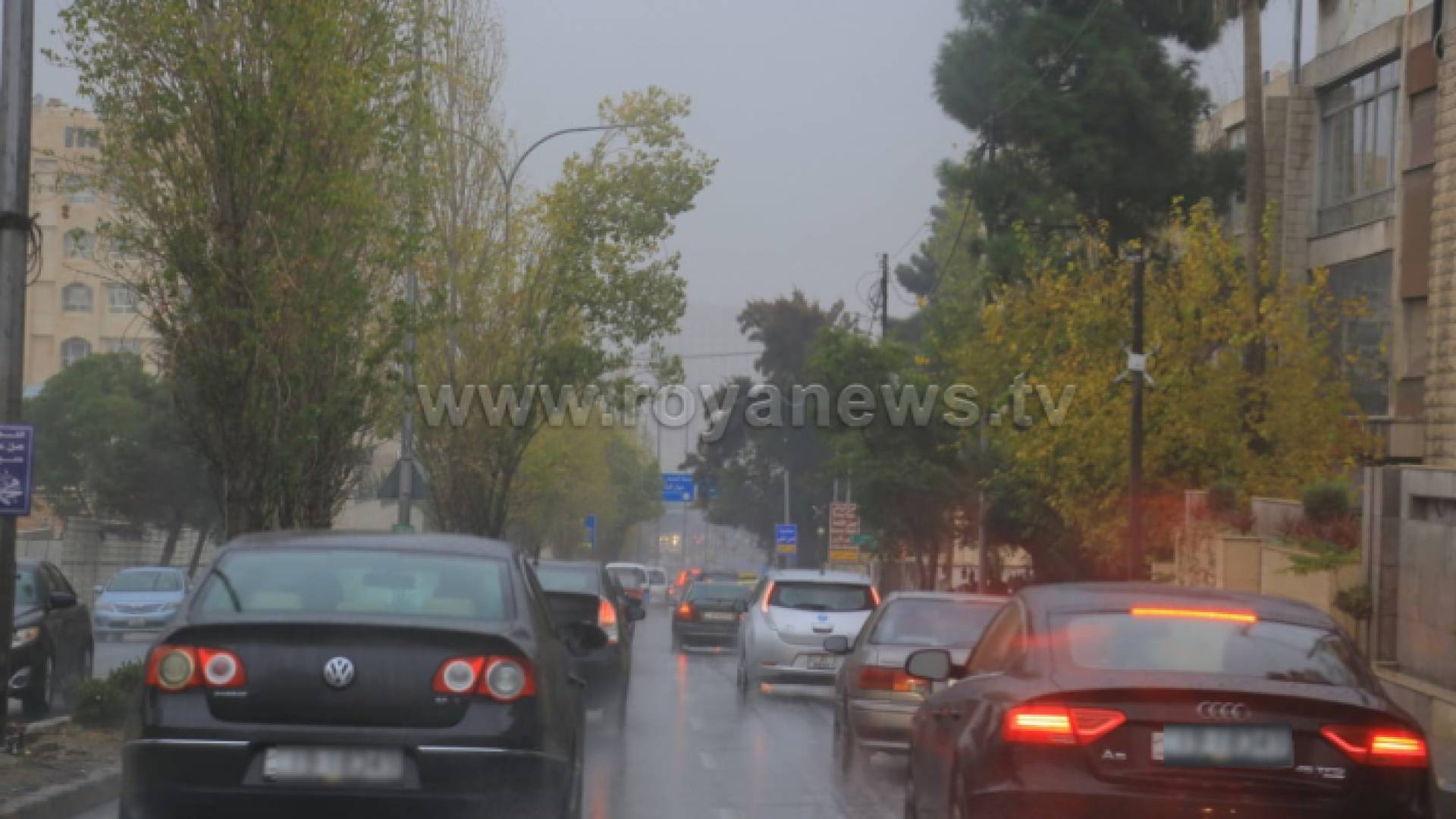 الشتاء في عمان صباح الاحد