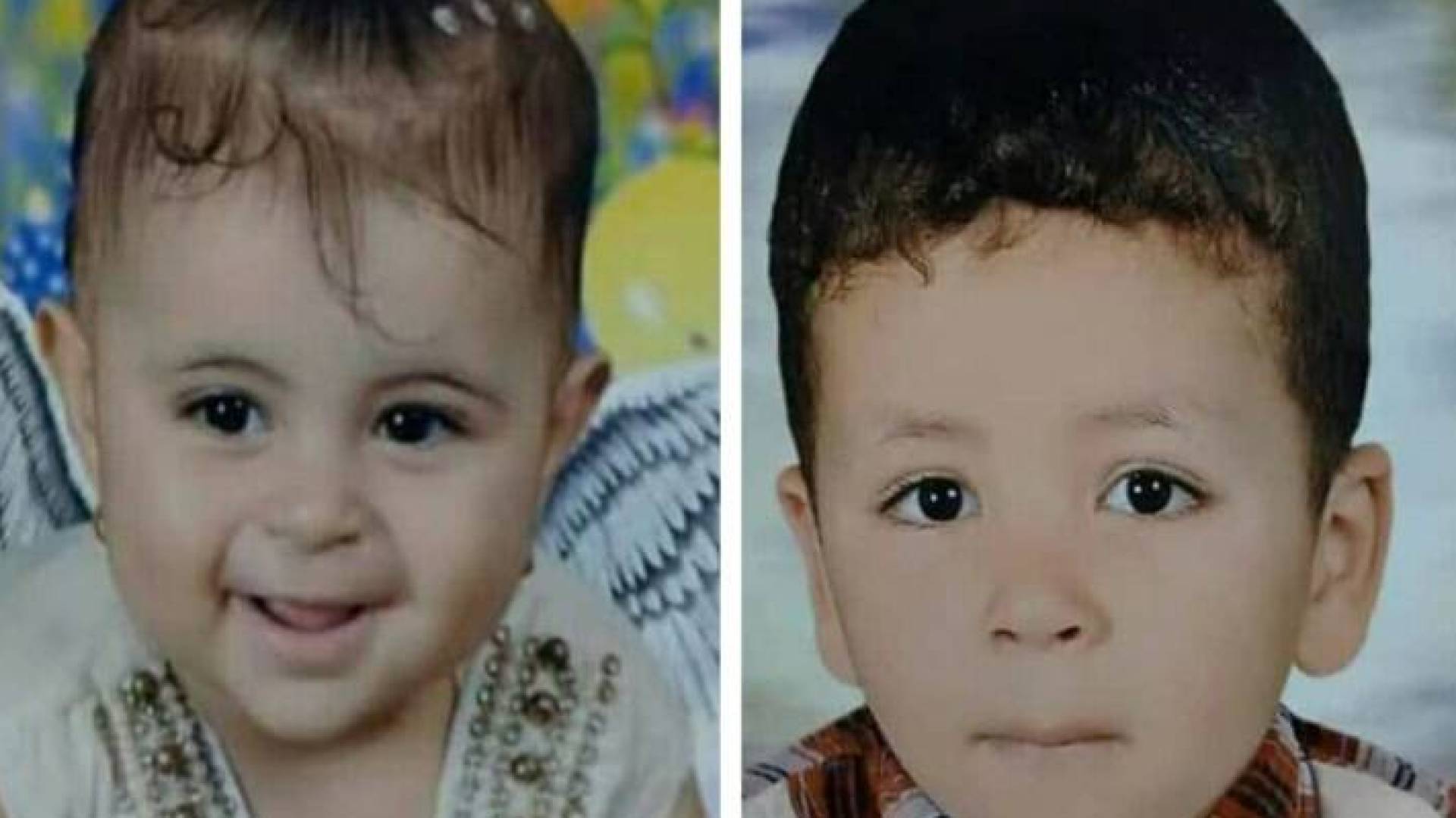 صورة للاطفال كما تداولتها وسائل اعلام مصرية