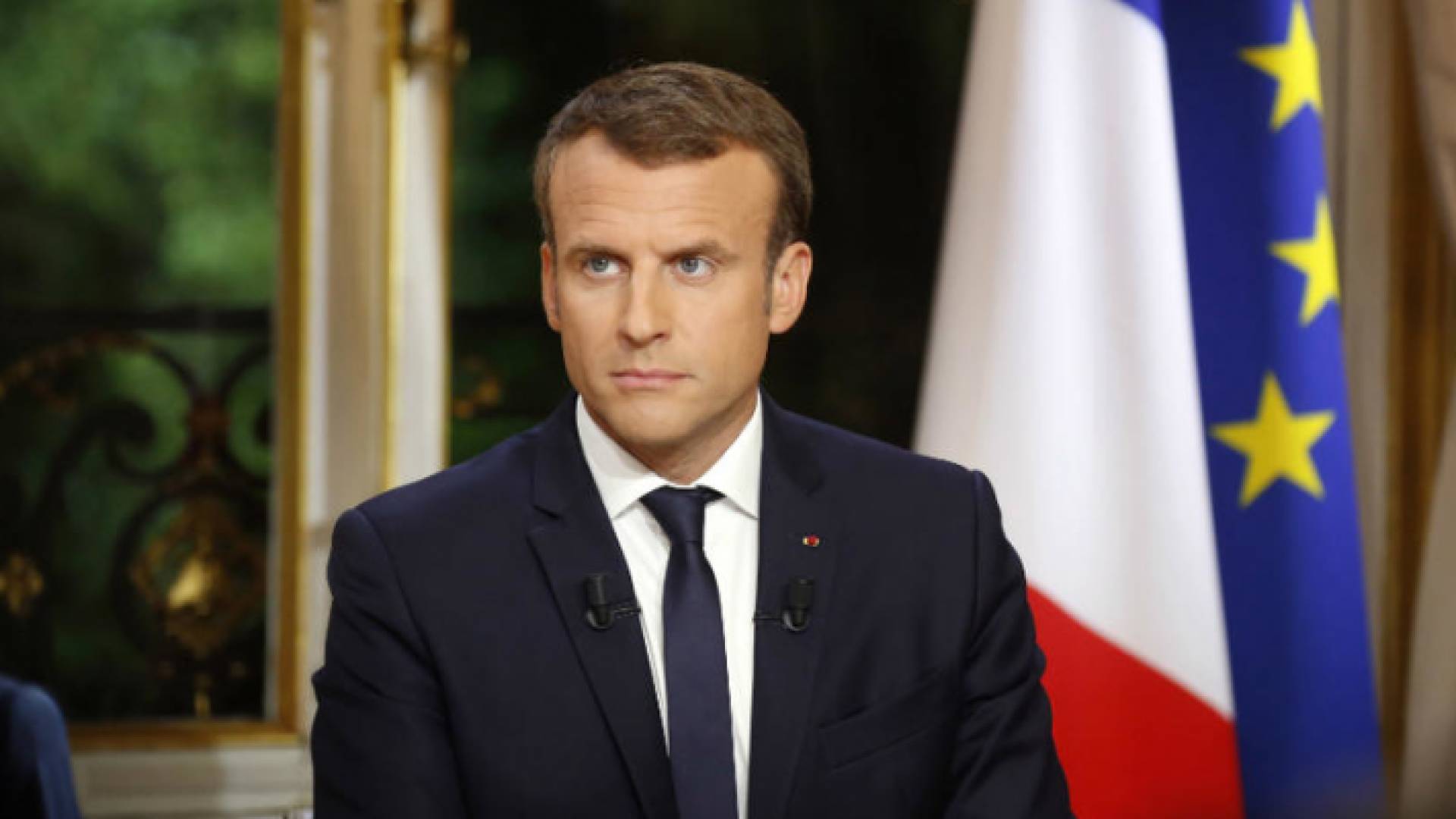 الرئيس الفرنسي ايمانويل ماكرون