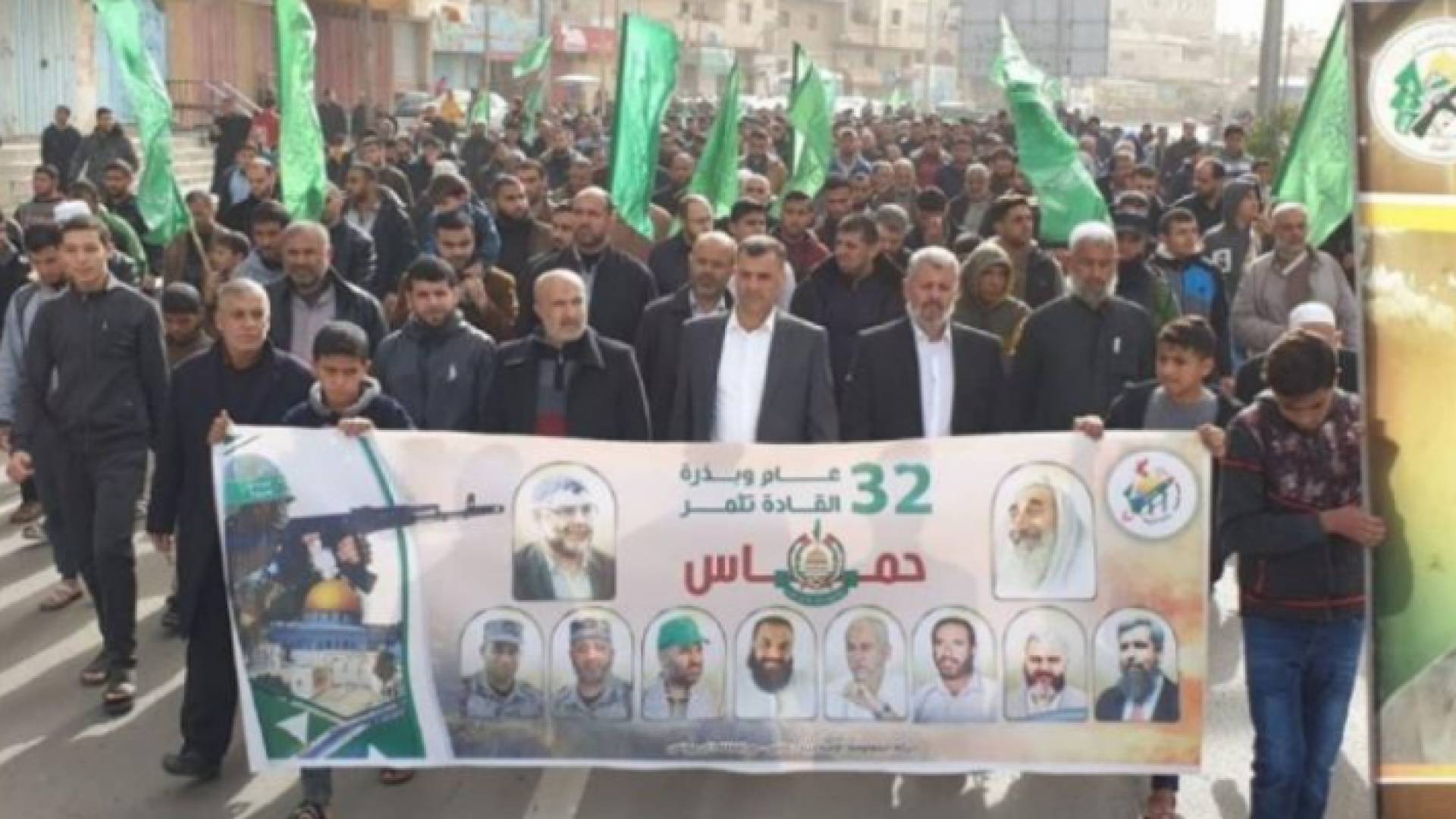 حماس تحتفل بذكرى انطلاقتها الـ32