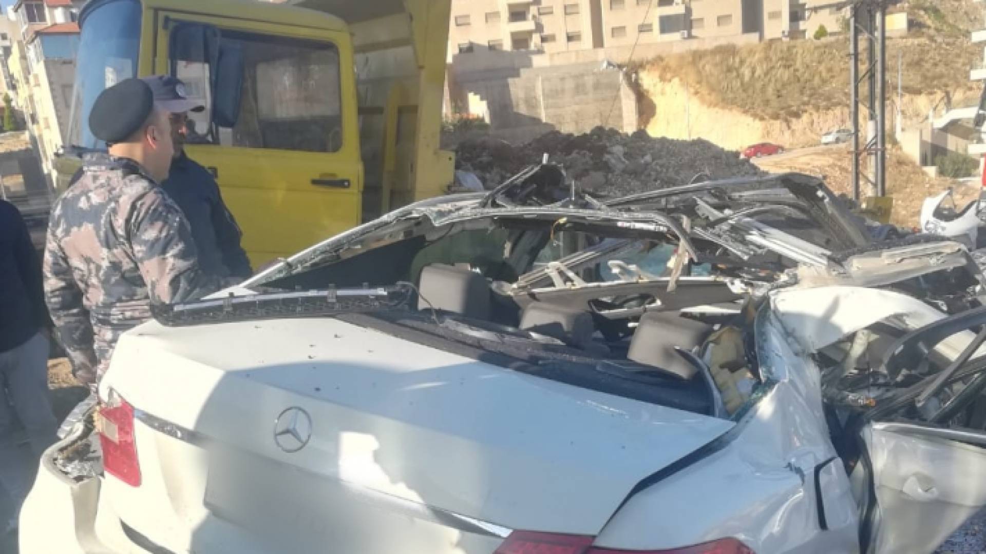 من الحادث بمنطقة الياسمين