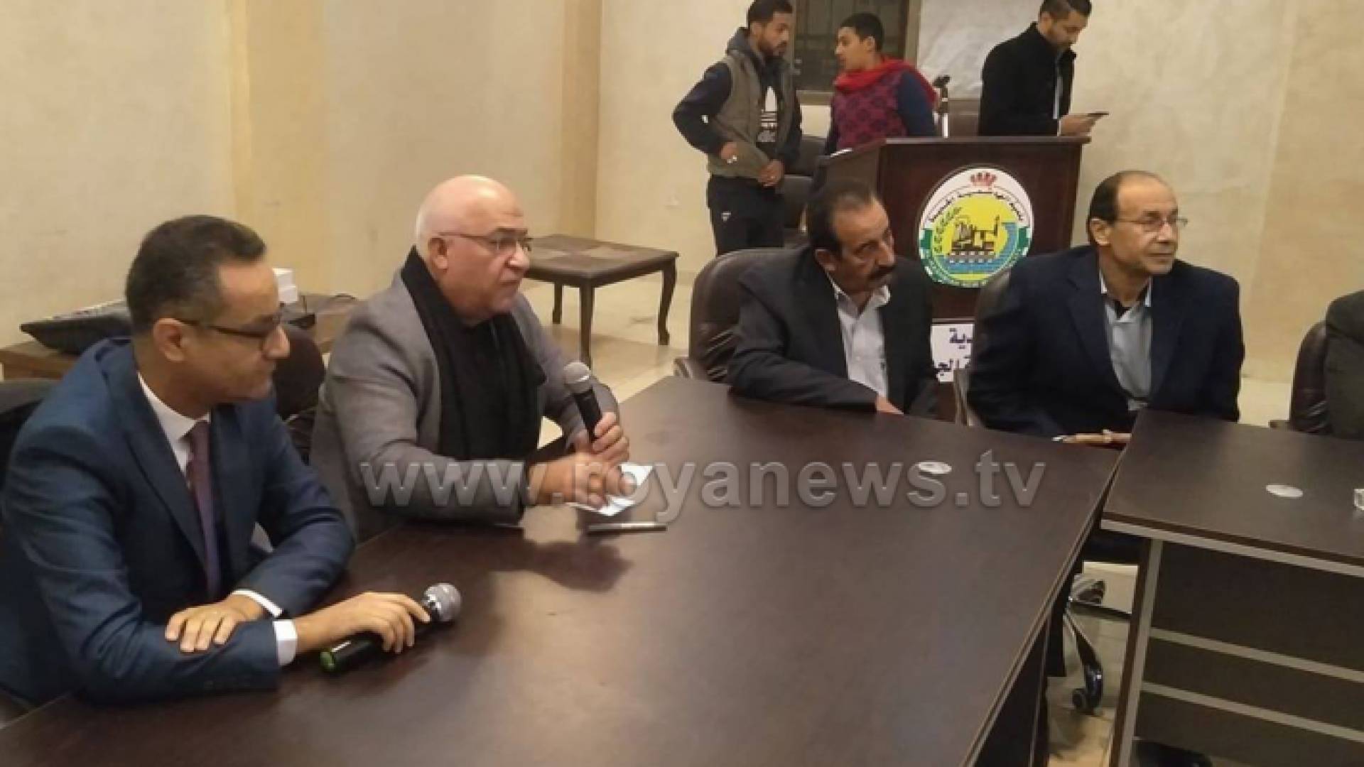 الوزير المعايطة خلال ندوة حوارية بعنوان "اولويات الاصلاح في الاردن"