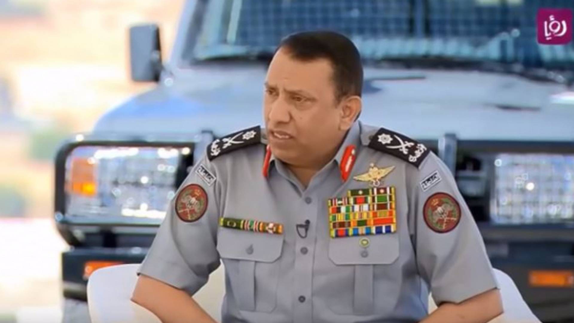 مدير الأمن العام اللواء حسين الحواتمة - ارشيفية