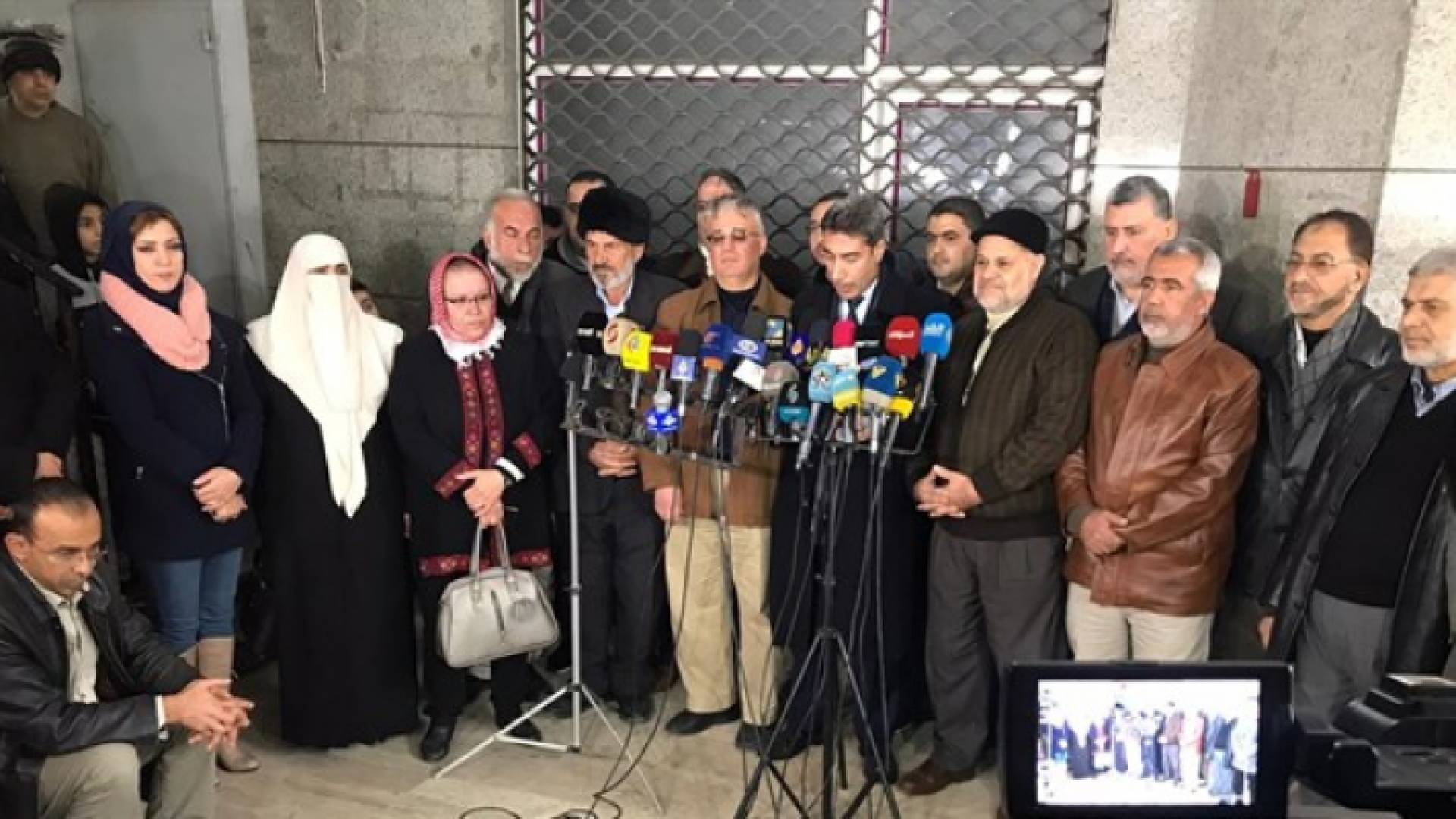 جانب من المؤتمر الصحفي