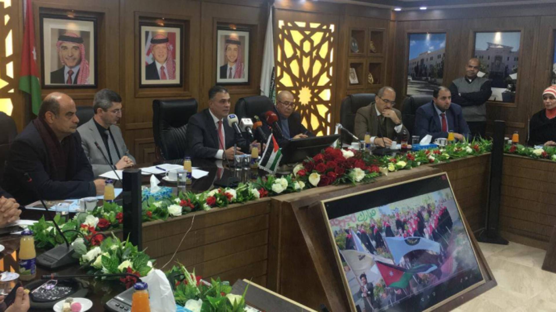 جانب من مؤتمر إعلان نتائج الشامل