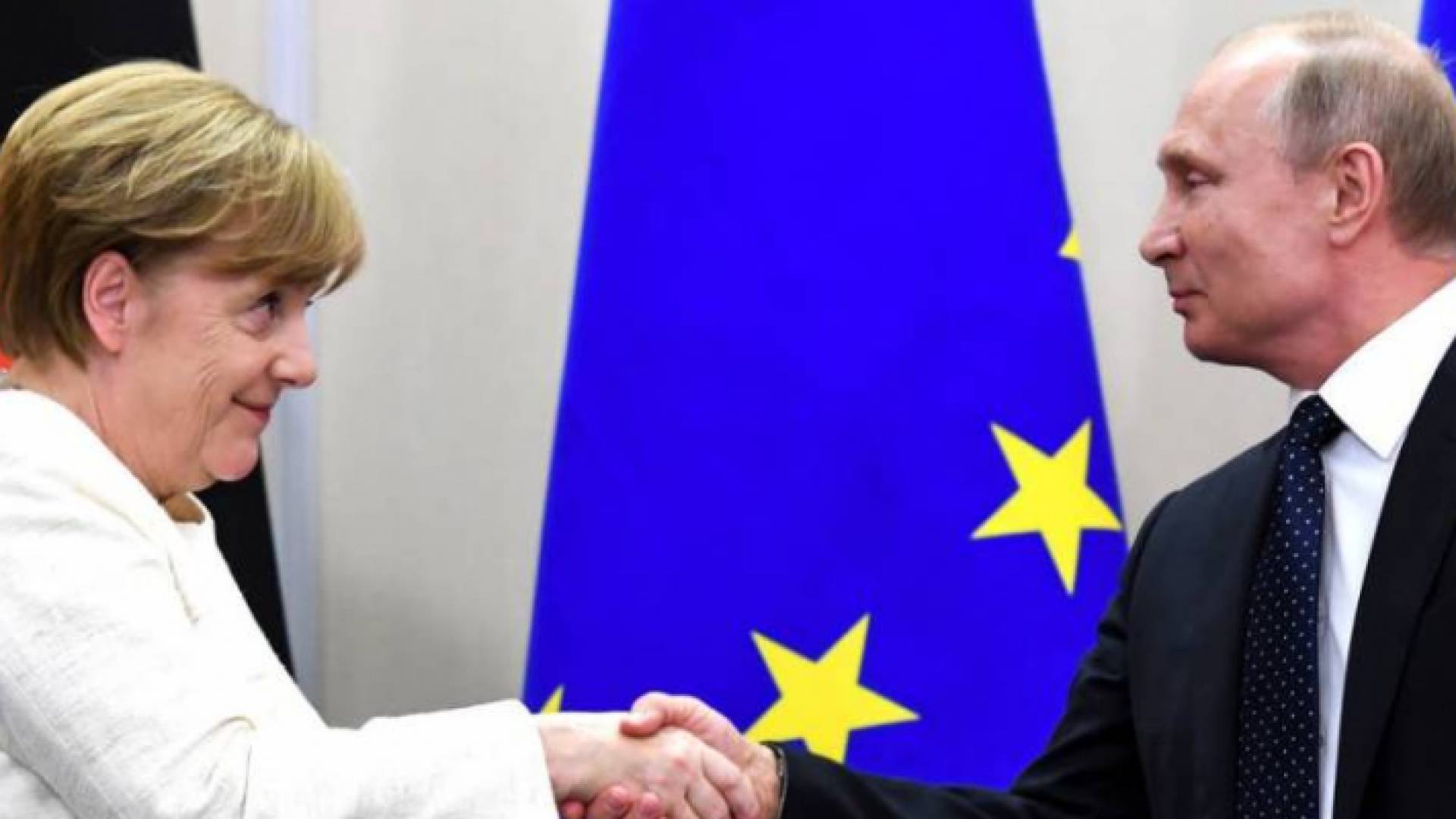 بوتين وميركل - ارشيفية