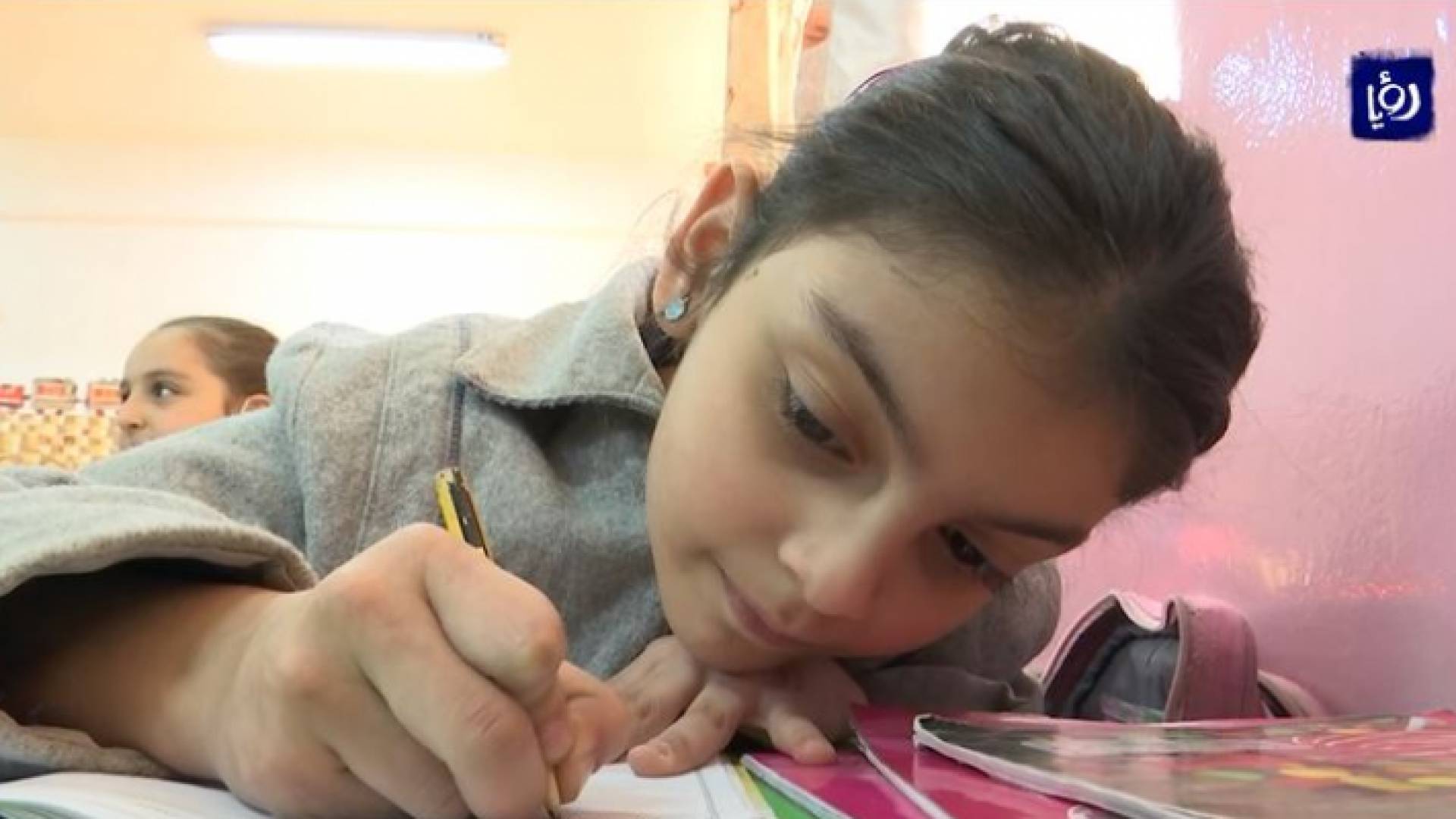 الطفلة لين - صورة من الفيديو