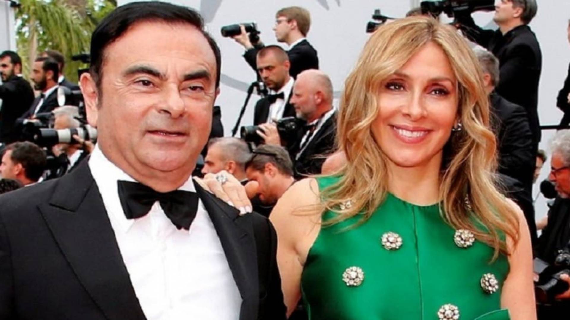 كارلوس غصن وزوجته