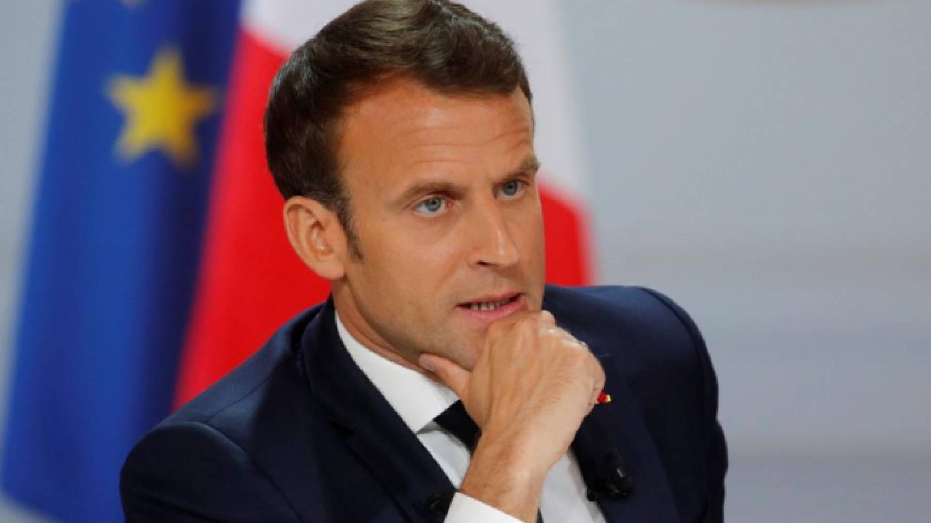 الرئيس الفرنسي ايمانويل ماكرون