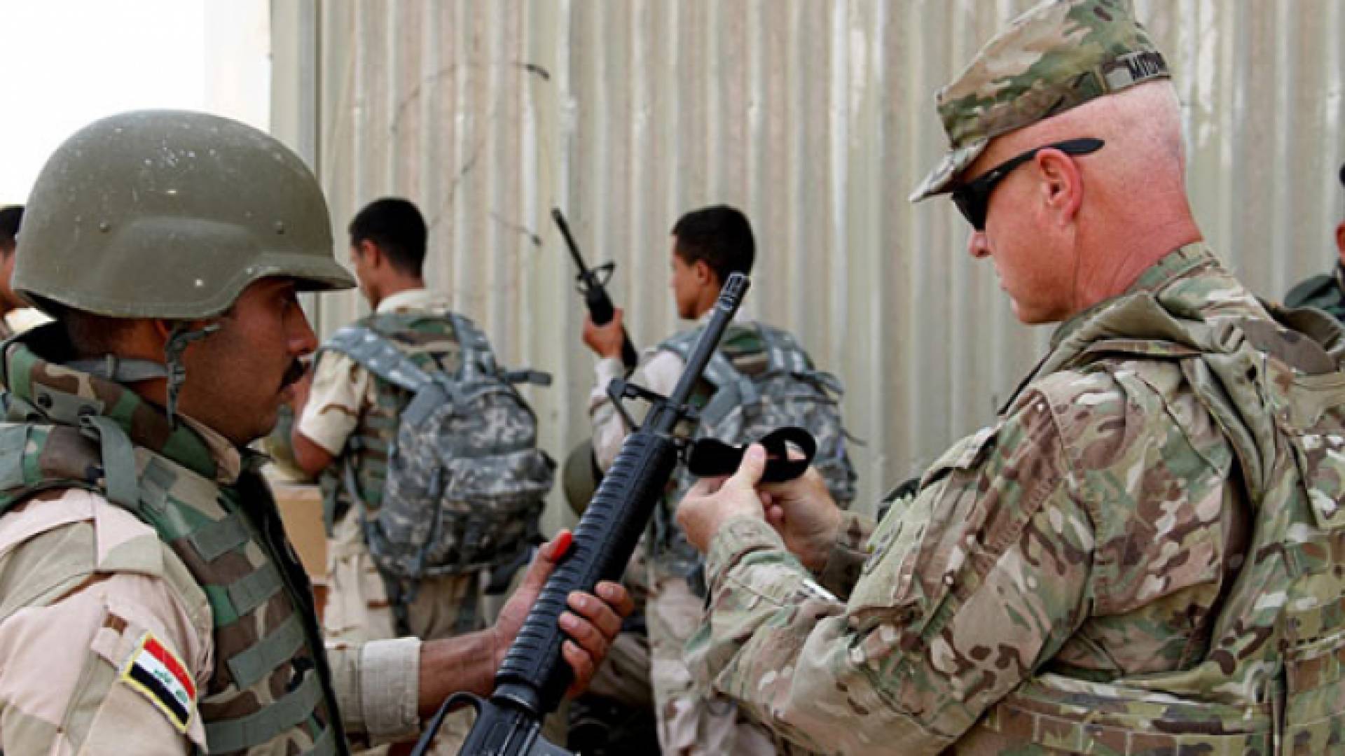 عناصر من الجيش الأمريكي والعراق - ارشيفية