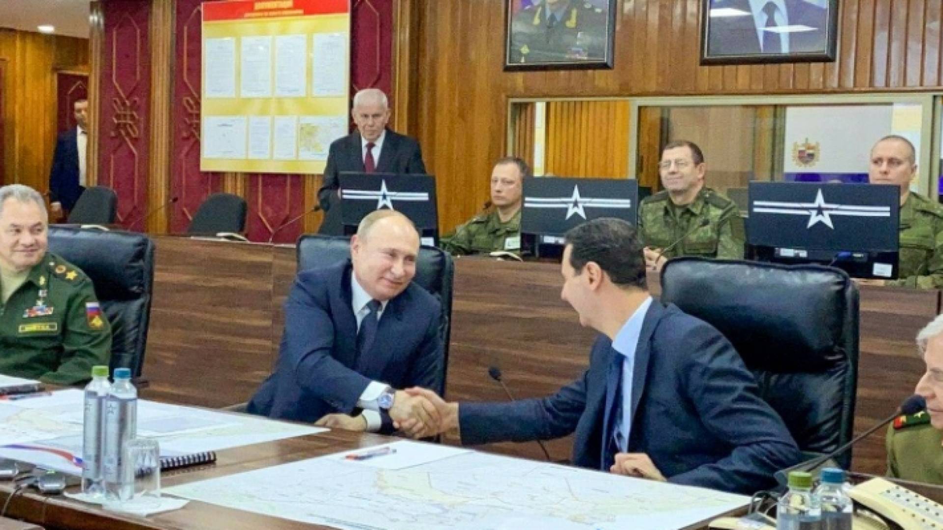 بوتين والأسد في دمشق