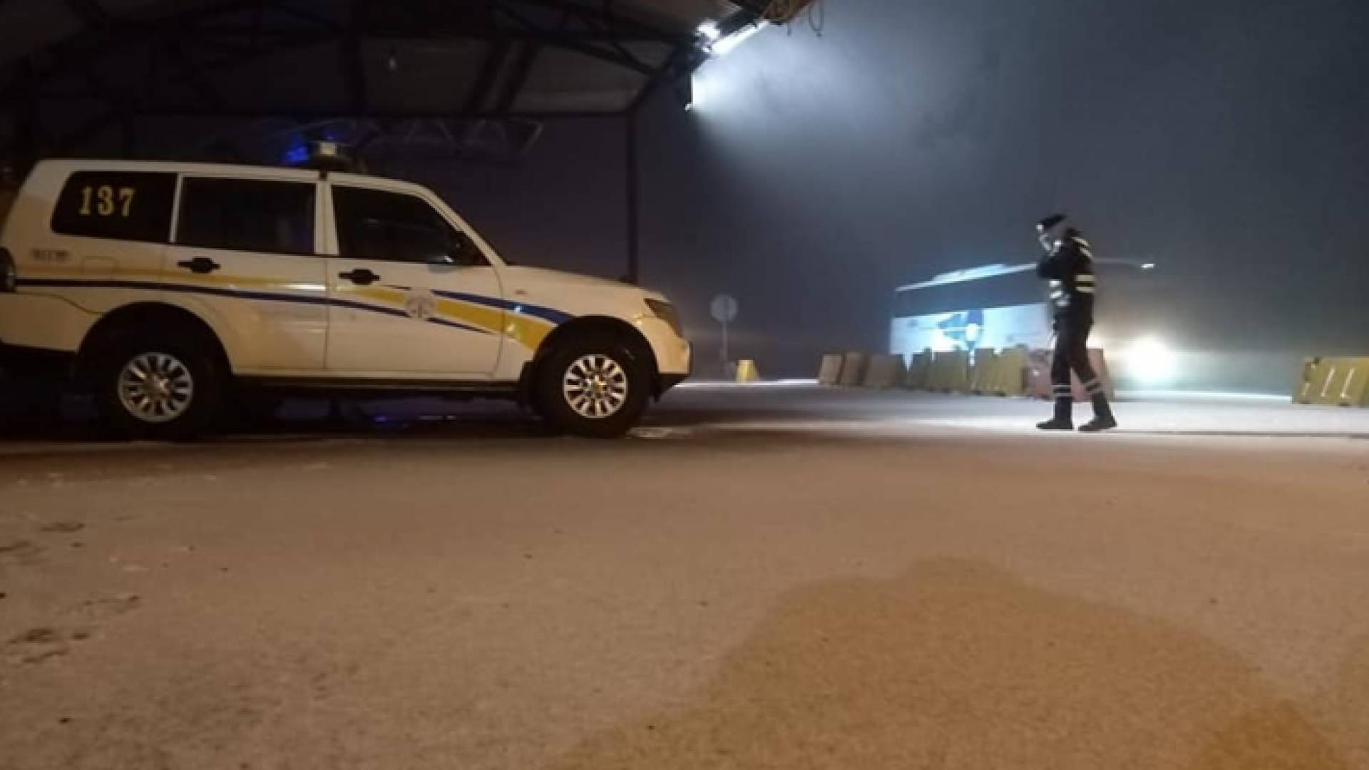 تساقط للثلوج في رأس النقب فجر الخميس