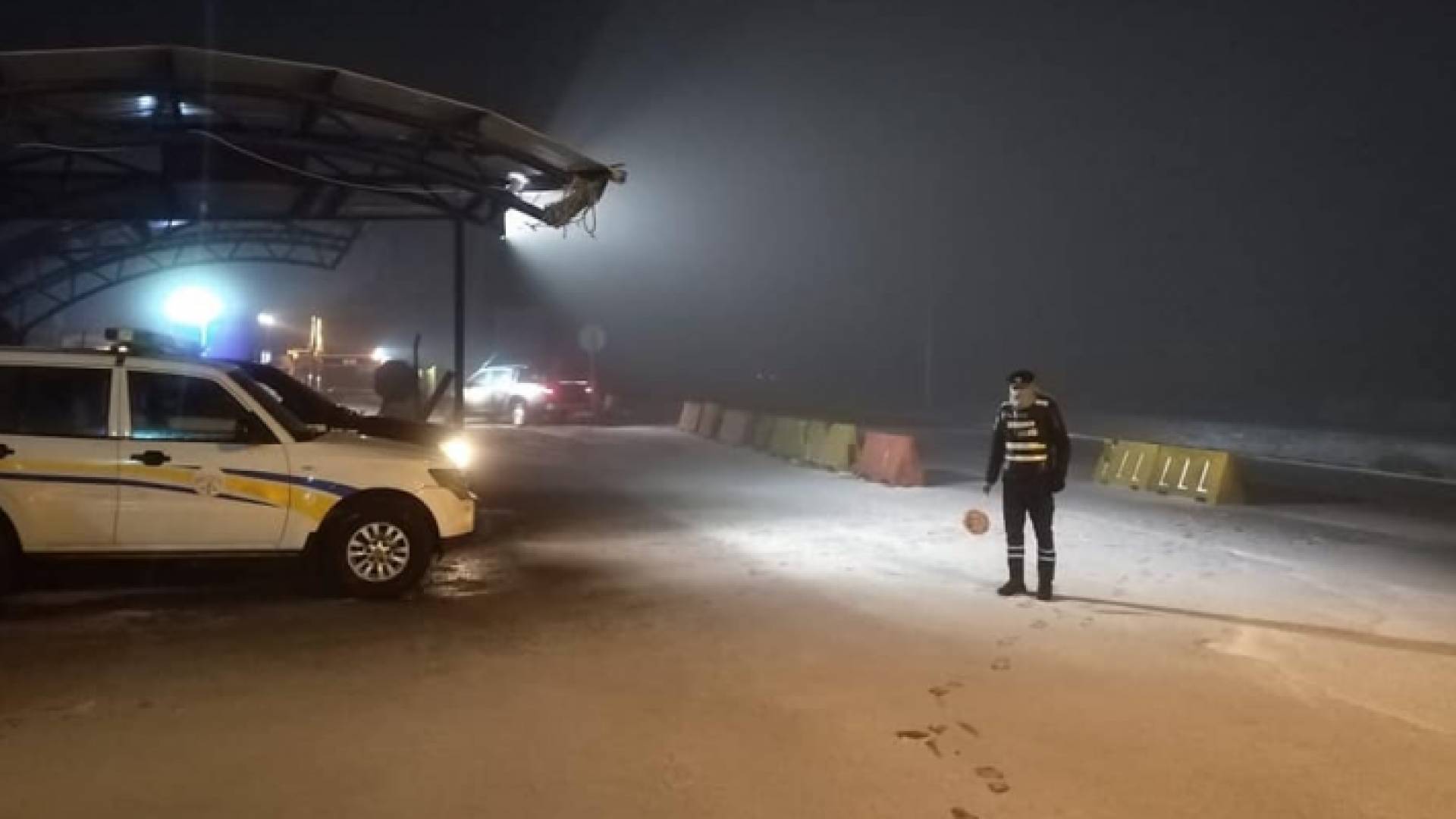 تساقط للثلوج في رأس النقب