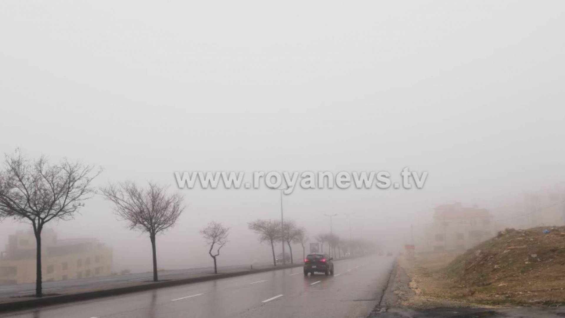 الضباب في عمان صباح الجمعة