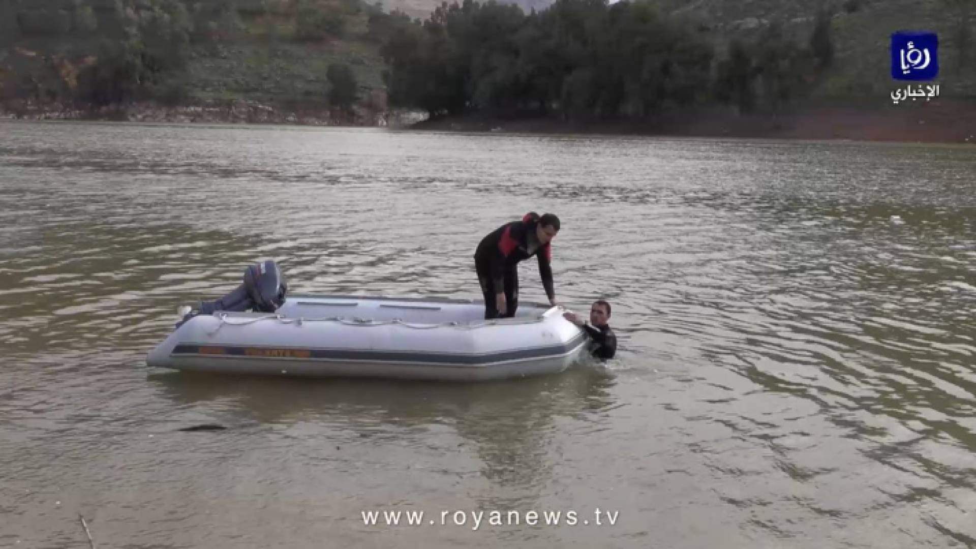 من عمليات البحث عن الشاب المفقود