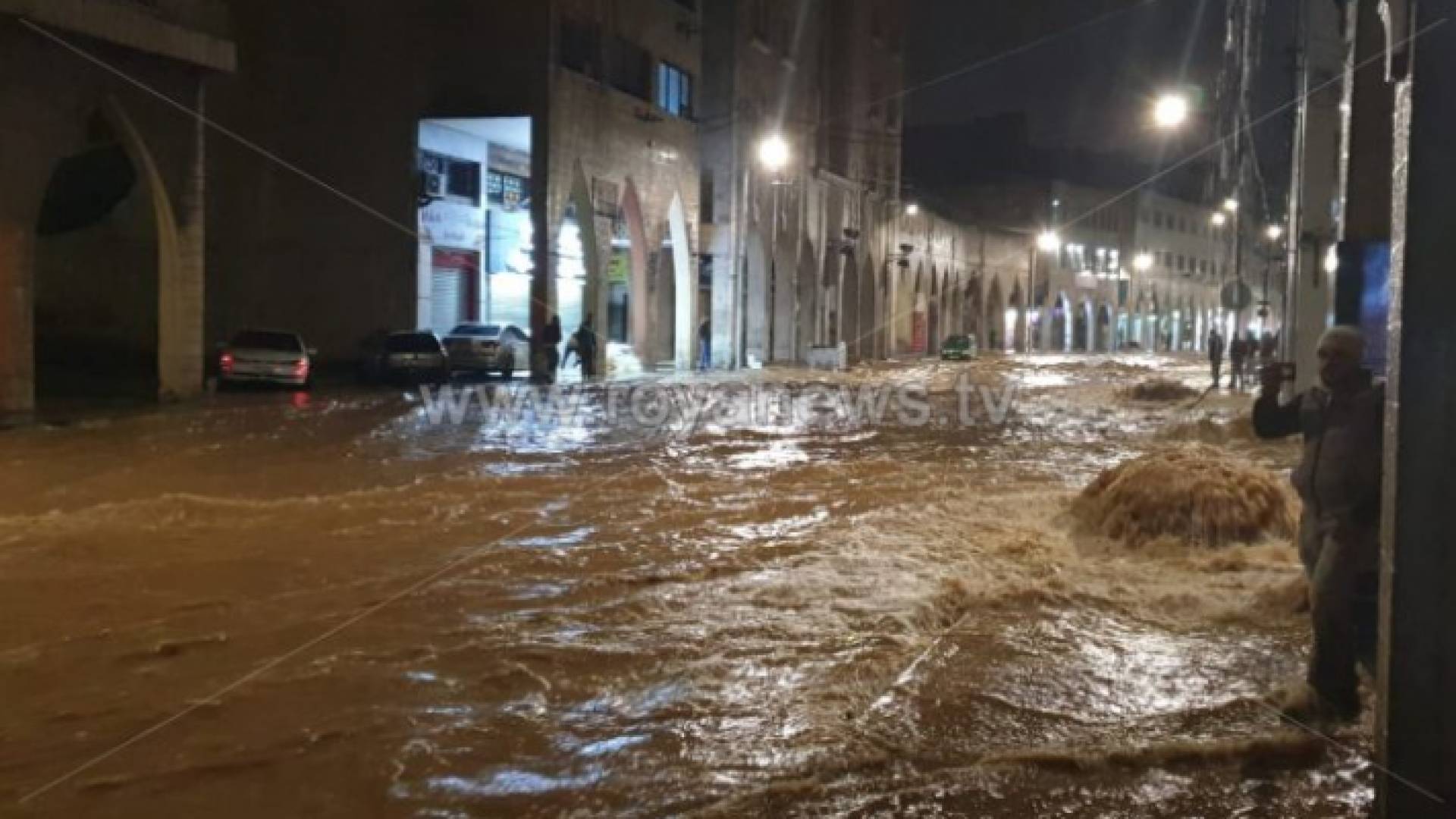 ارشيفية لمنطقة وسط البلد في العاصمة عمان