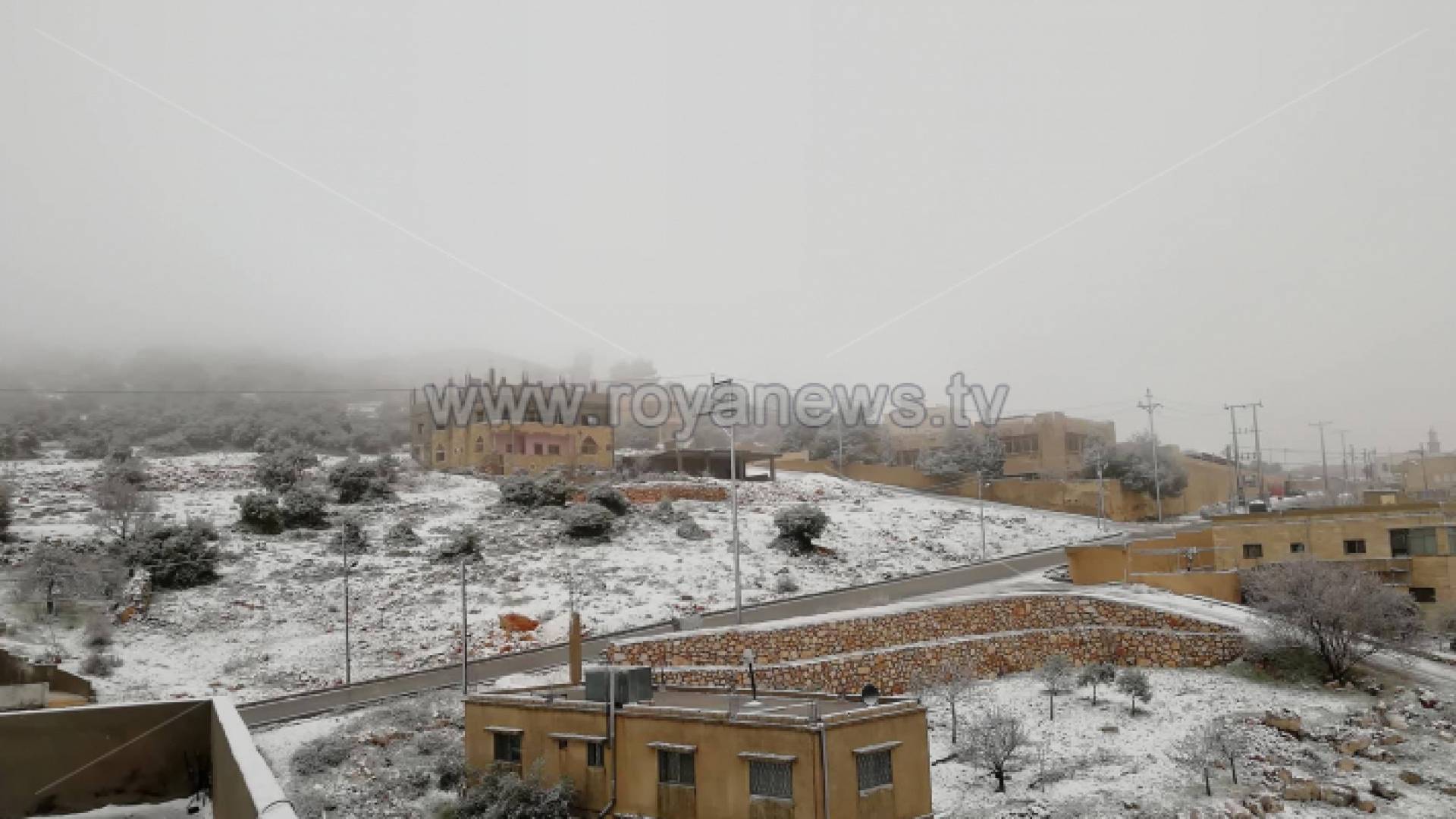 الثلوج على مرتفعات الجنوب - ارشيفية