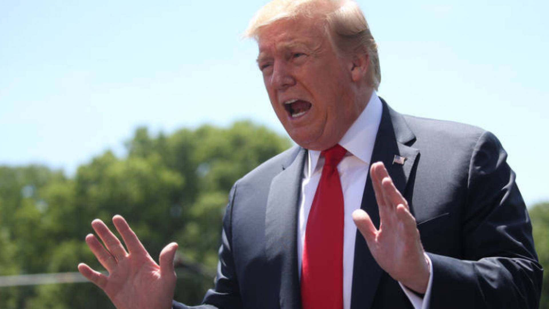 الرئيس الامريكي دونالد ترمب