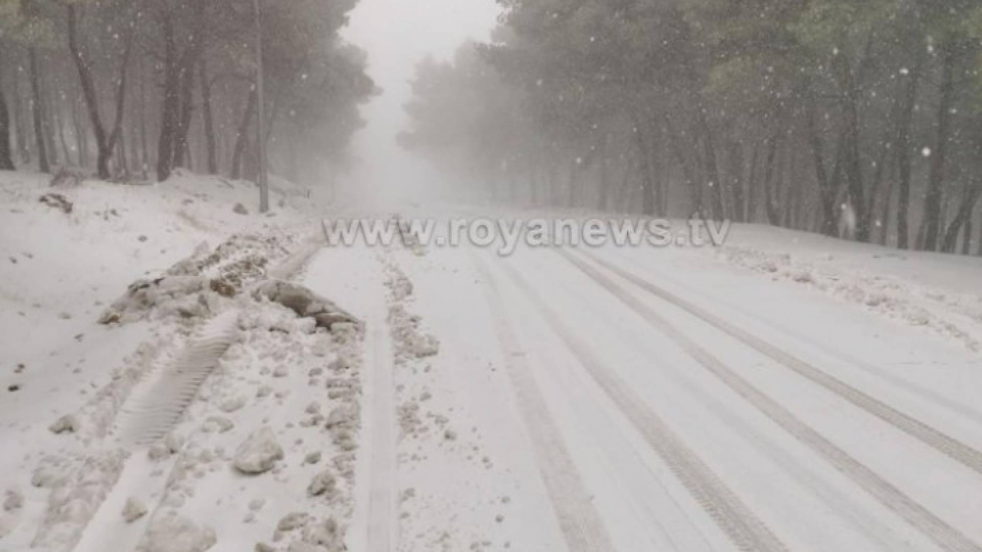 ثلوج على مناطق الوسط والشمال التي تزيد عن 1000 عن متر عن سط البحر