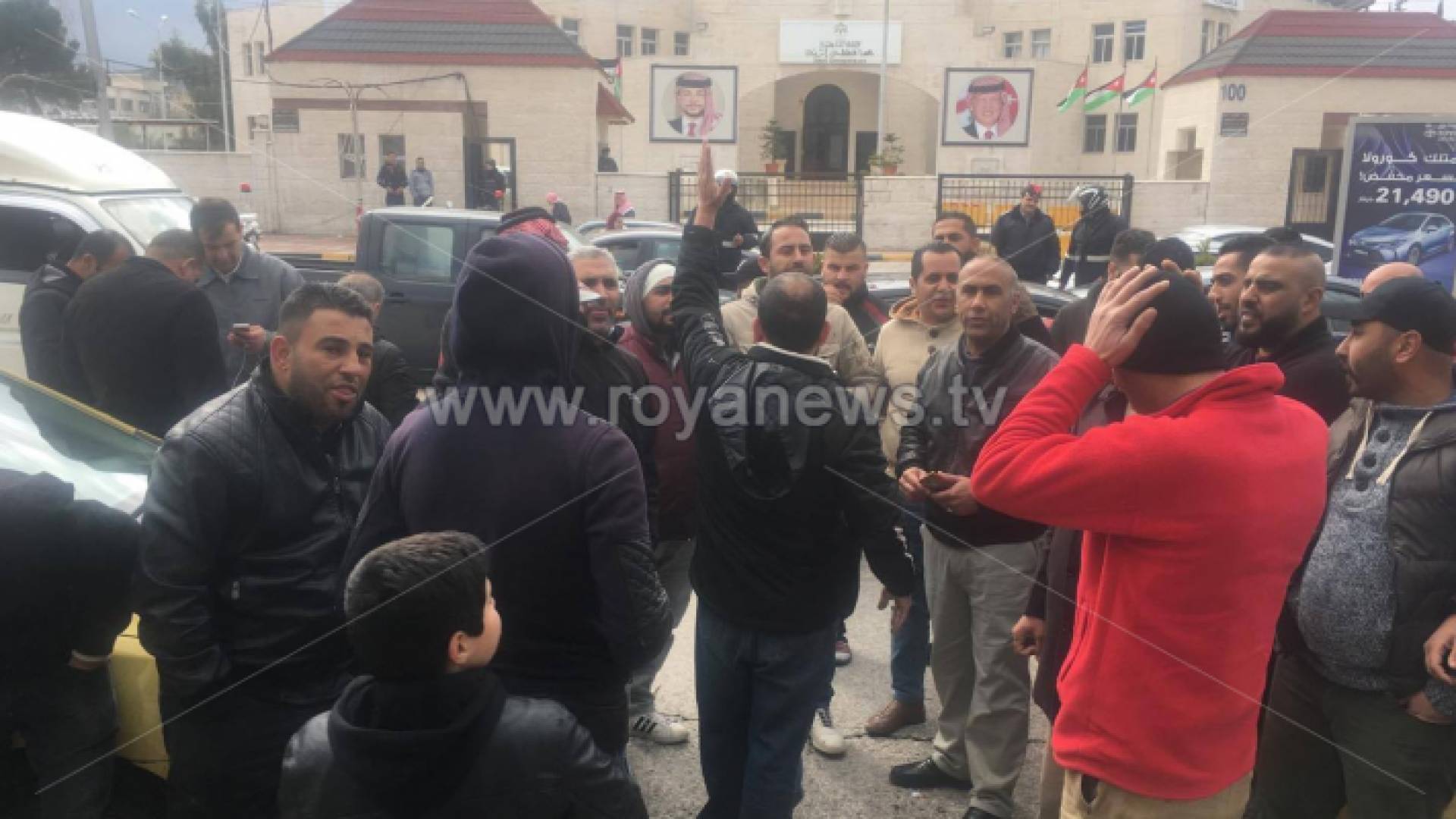 جانب من الاعتصام