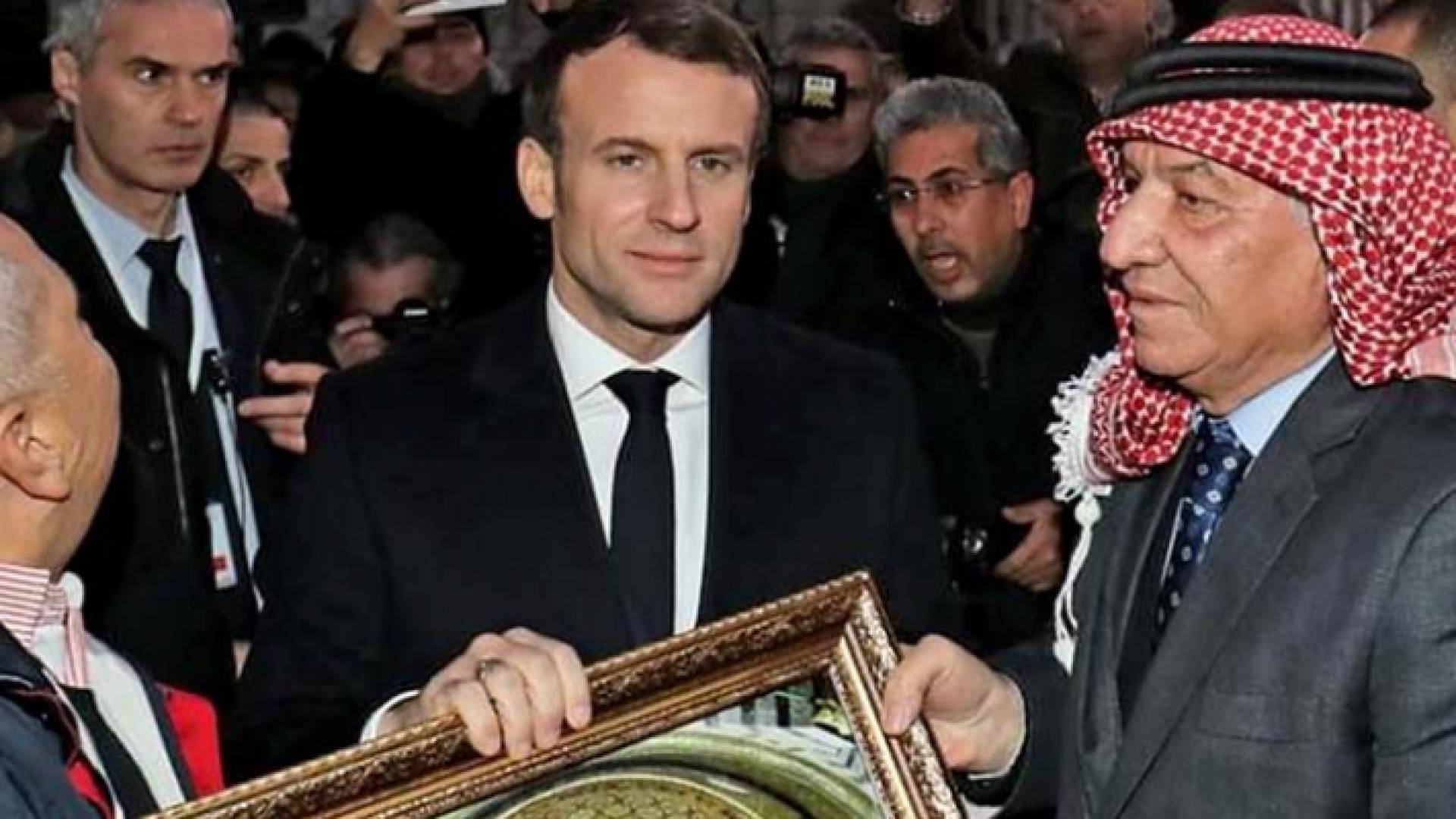 من زيارة ماكرون الى القدس