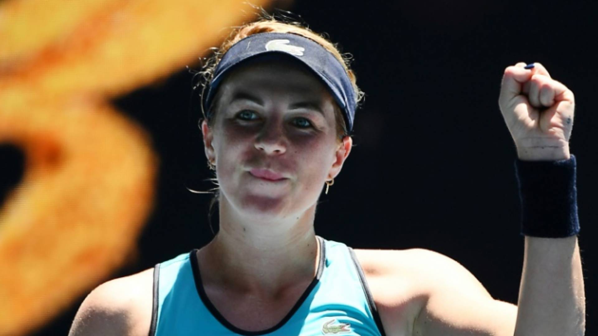 حققت بافليوتشنكوفا فوزها الاول على بليشكوفا