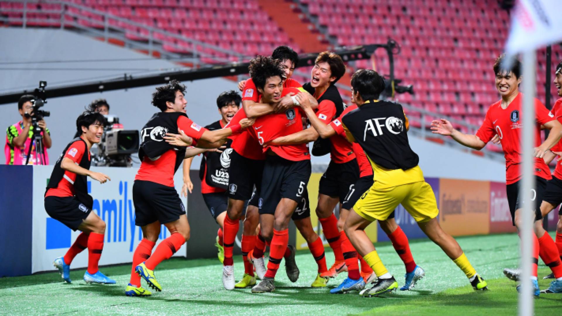 المنتخب الأولمبي الكوري يظفر بلقب كأس آسيا