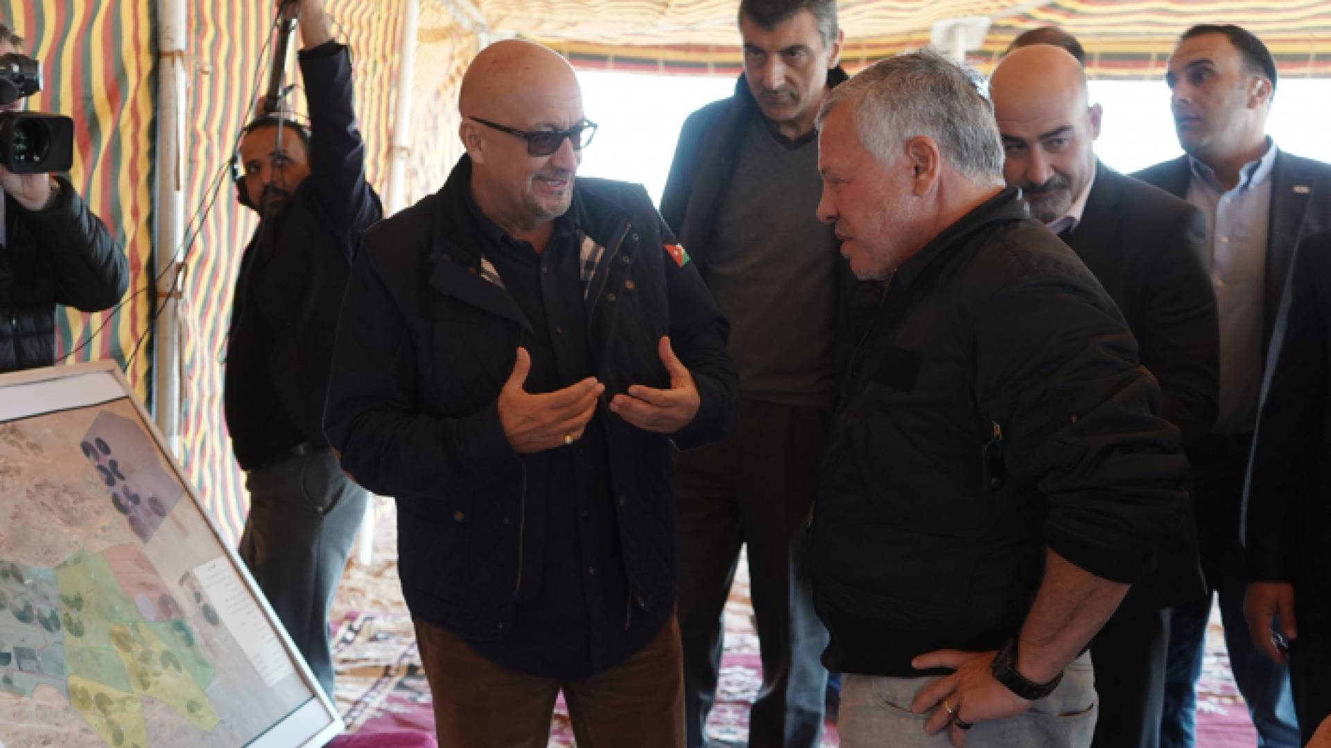 الملك يزور منطقة المدورة ويطلق مجموعة من المشاريع الزراعية فيها