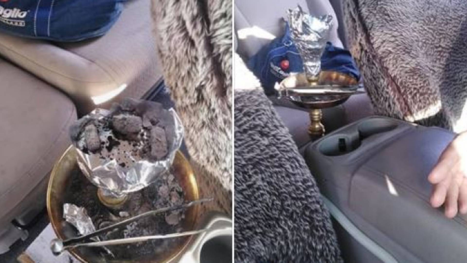 ضبط شخص يدخن الأرجيلة أثناء القيادة على اوتوستراد المفرق - الزرقاء