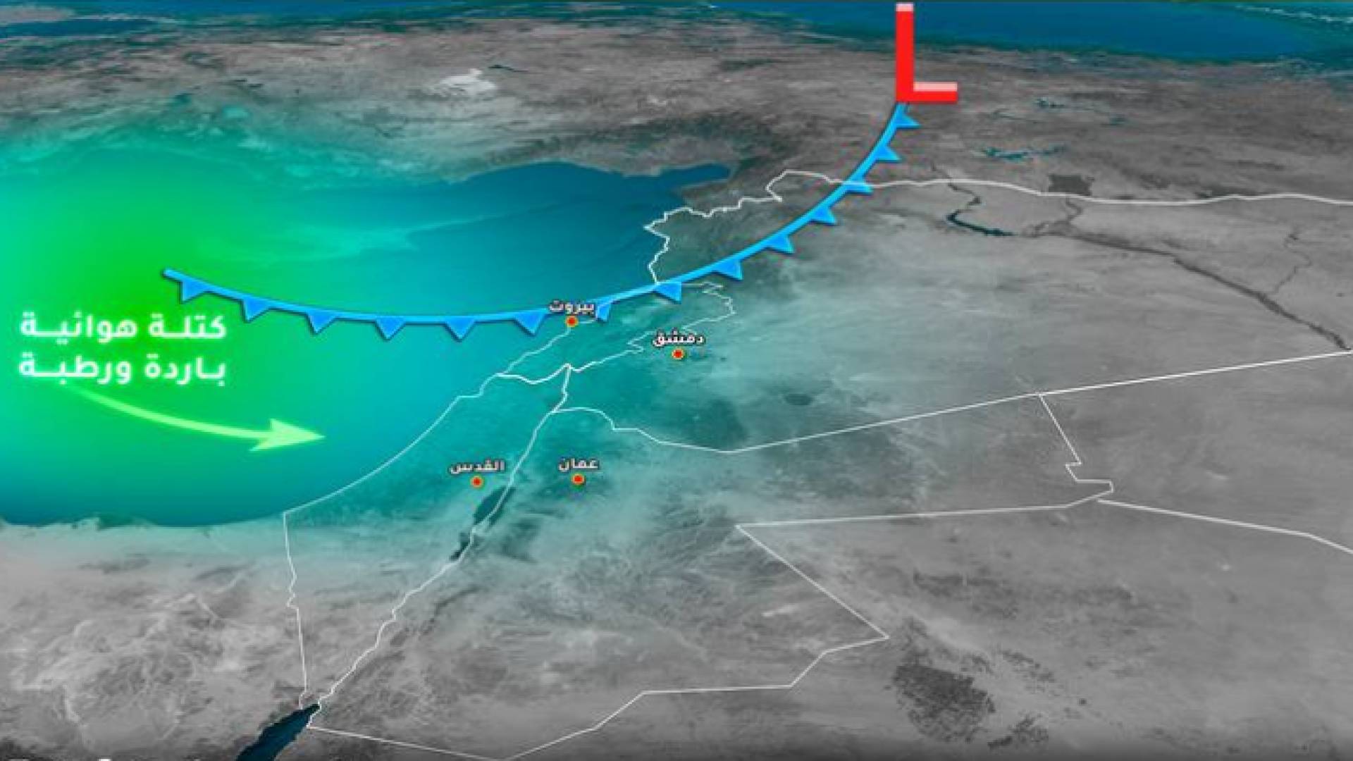 صورة للخرائط الجوية