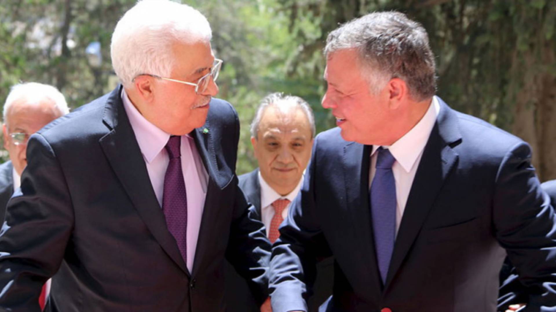 الملك عبد الله الثاني والرئيس عباس - ارشيفية