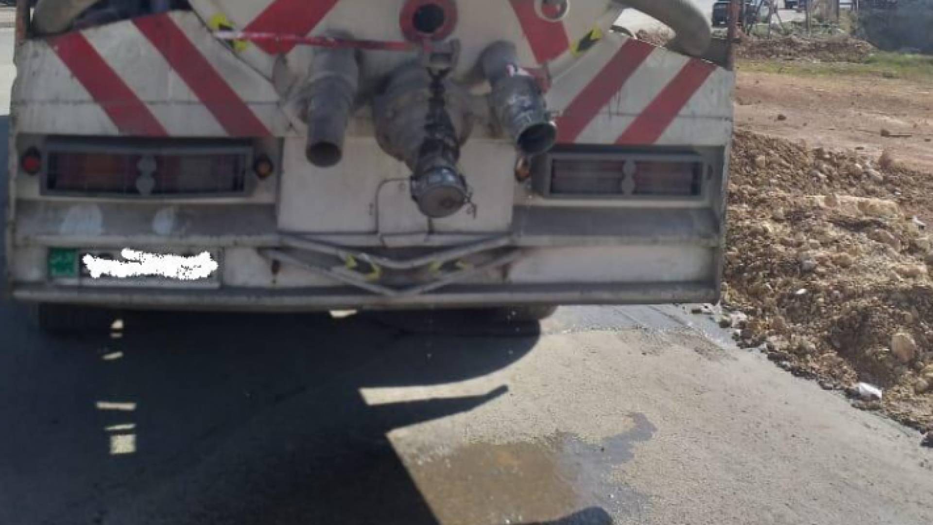 الصهريج الذي تم ضبطه