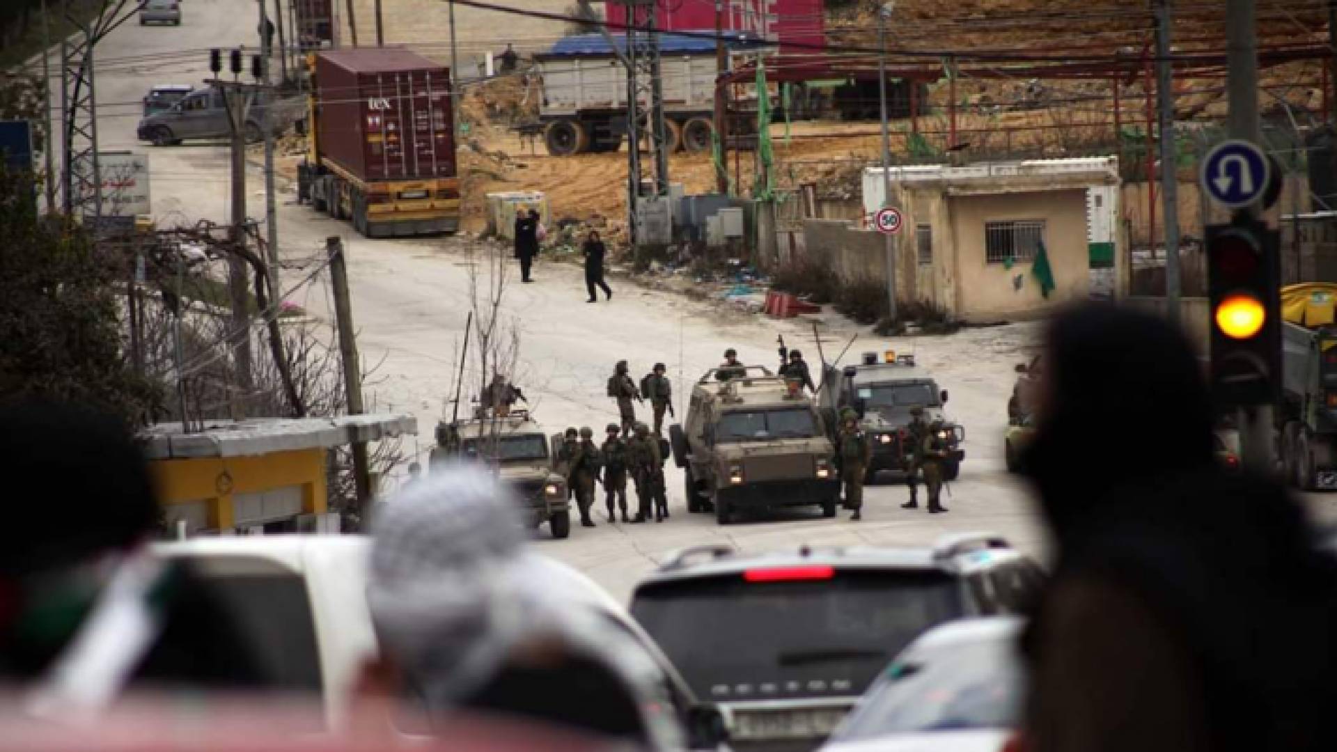 خلال المواجاهات في مدينة الخليل