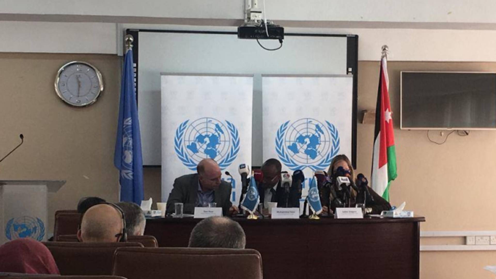 جانب من المؤتمر الصحفي