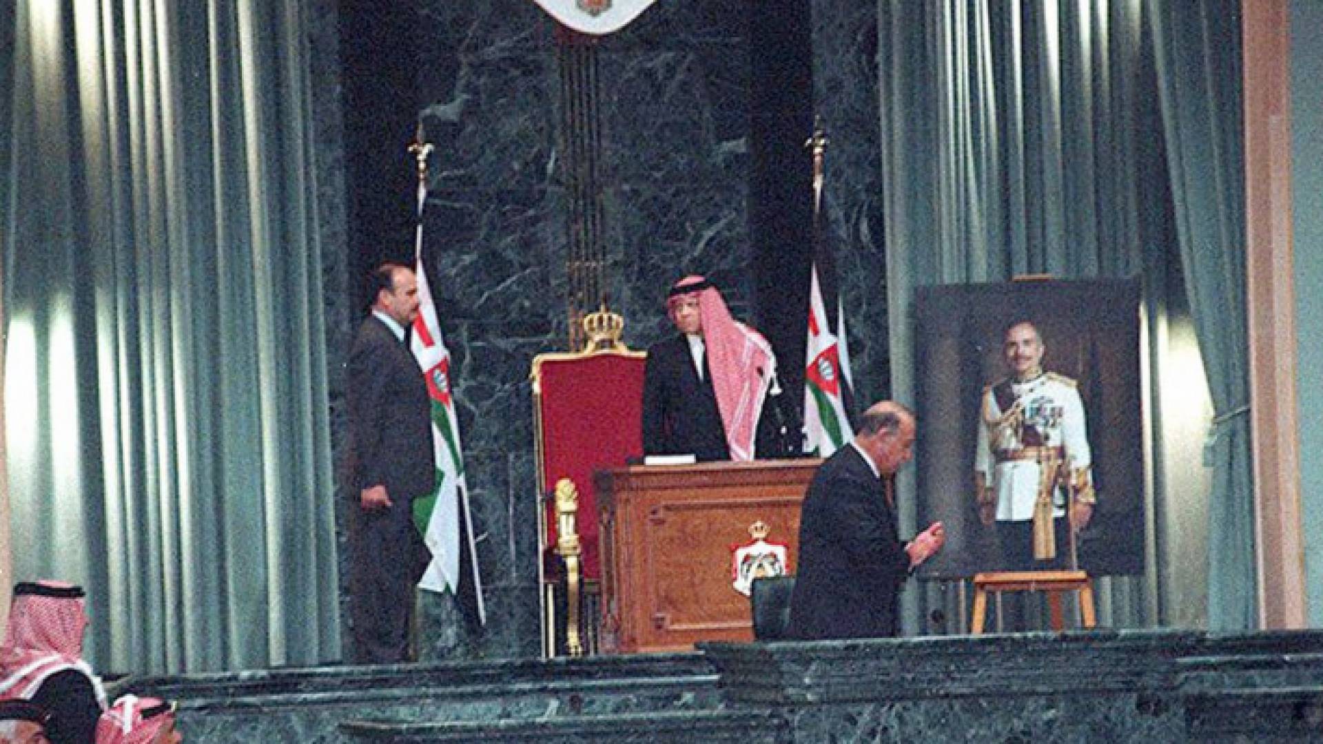 تحت قبة مجلس الأمة، بيت الشعب، أقسم جلالة الملك عبد الله الثاني، اليمين الدستورية