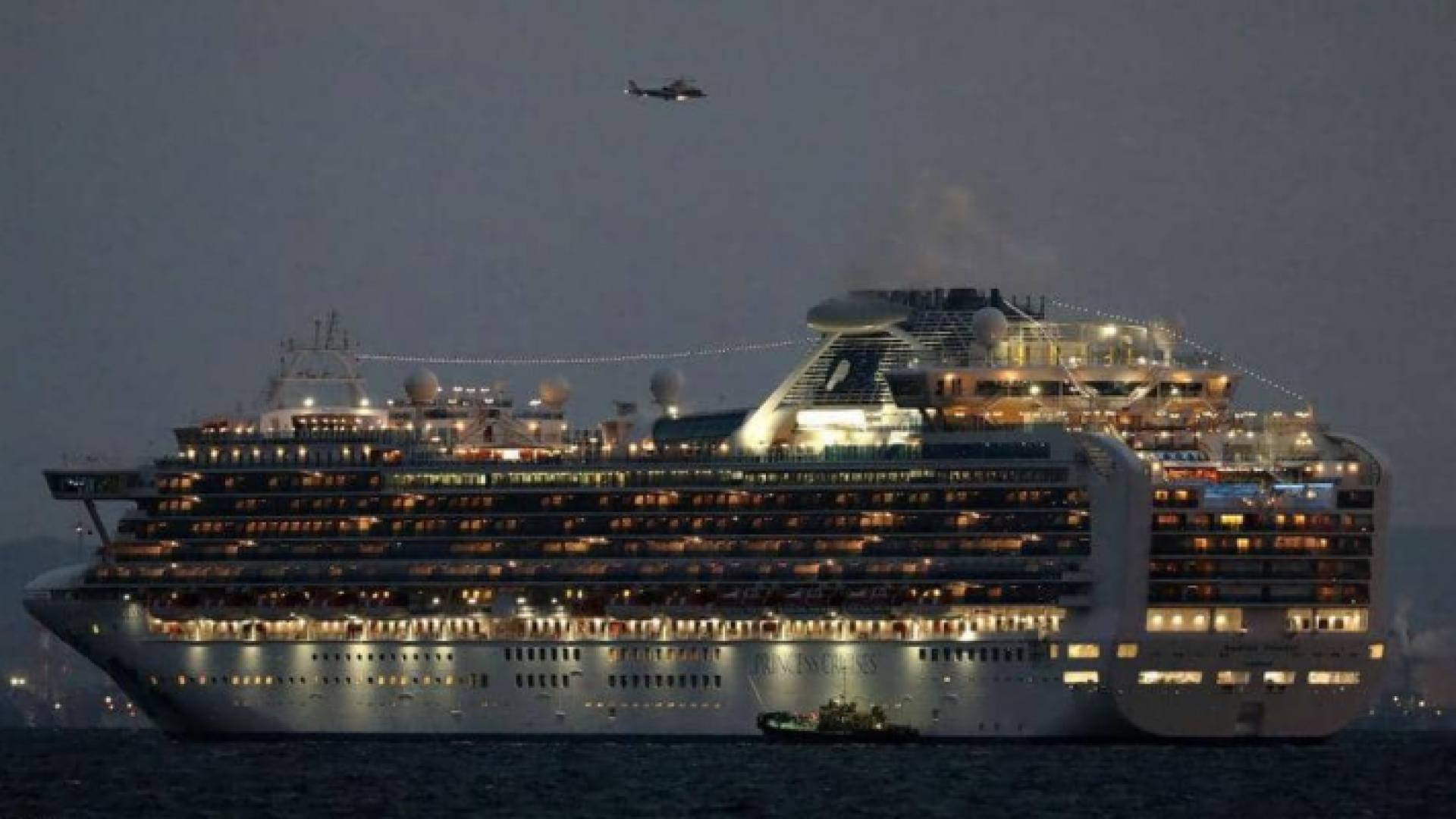 ارتفع عدد المصابين في السفينة السياحية إلى 174