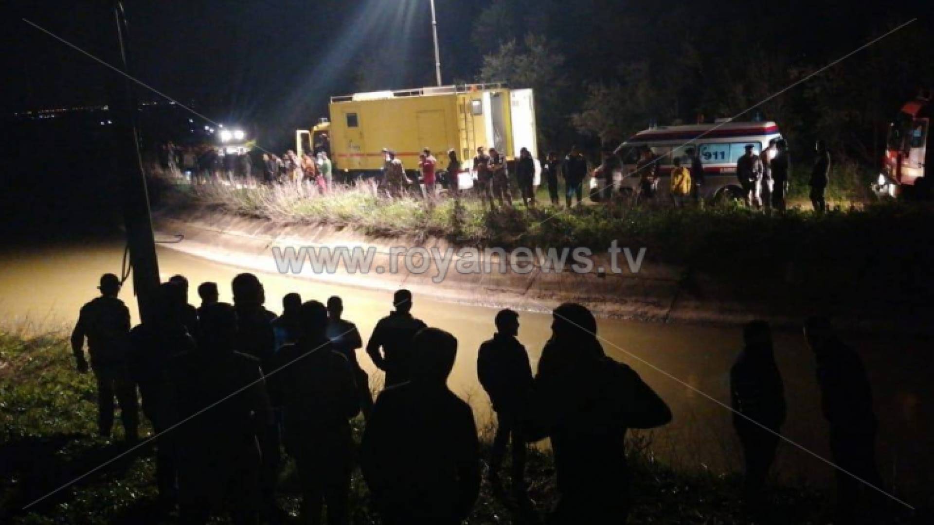 صورة من موقع غرق الطفل