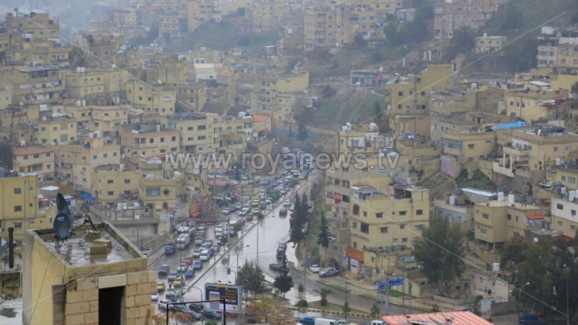 إحدى مناطق العاصمة عمّان