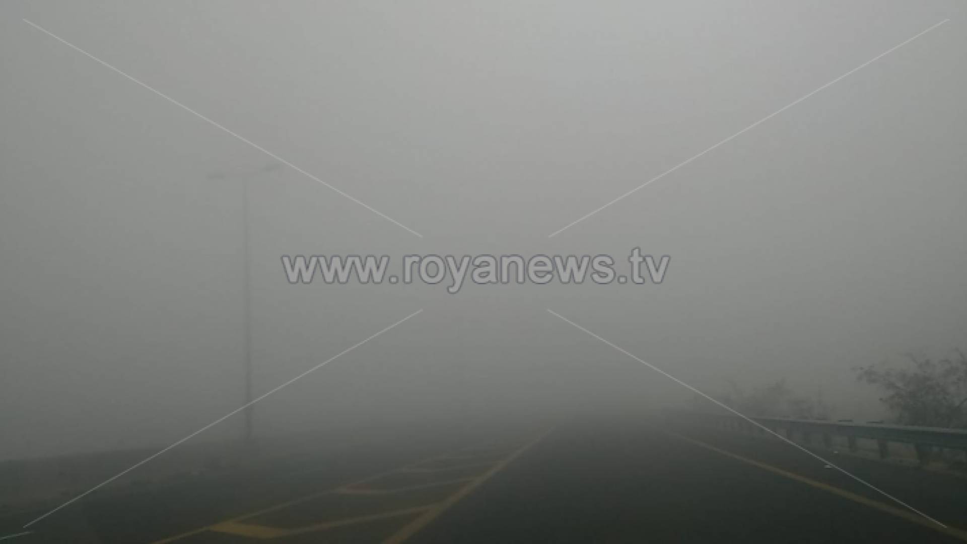 ضباب في العاصمة عمان