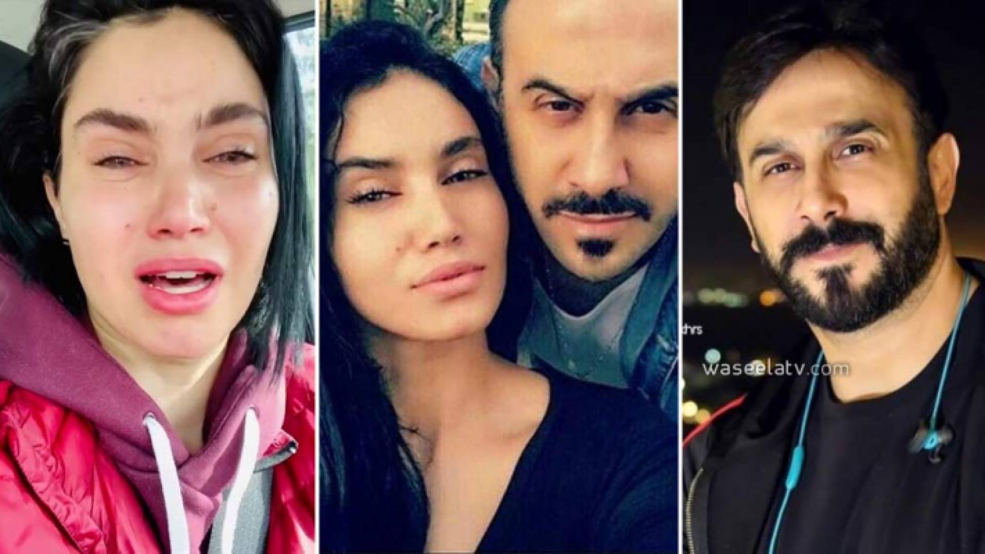 قصي خولي وزوجته التونسية