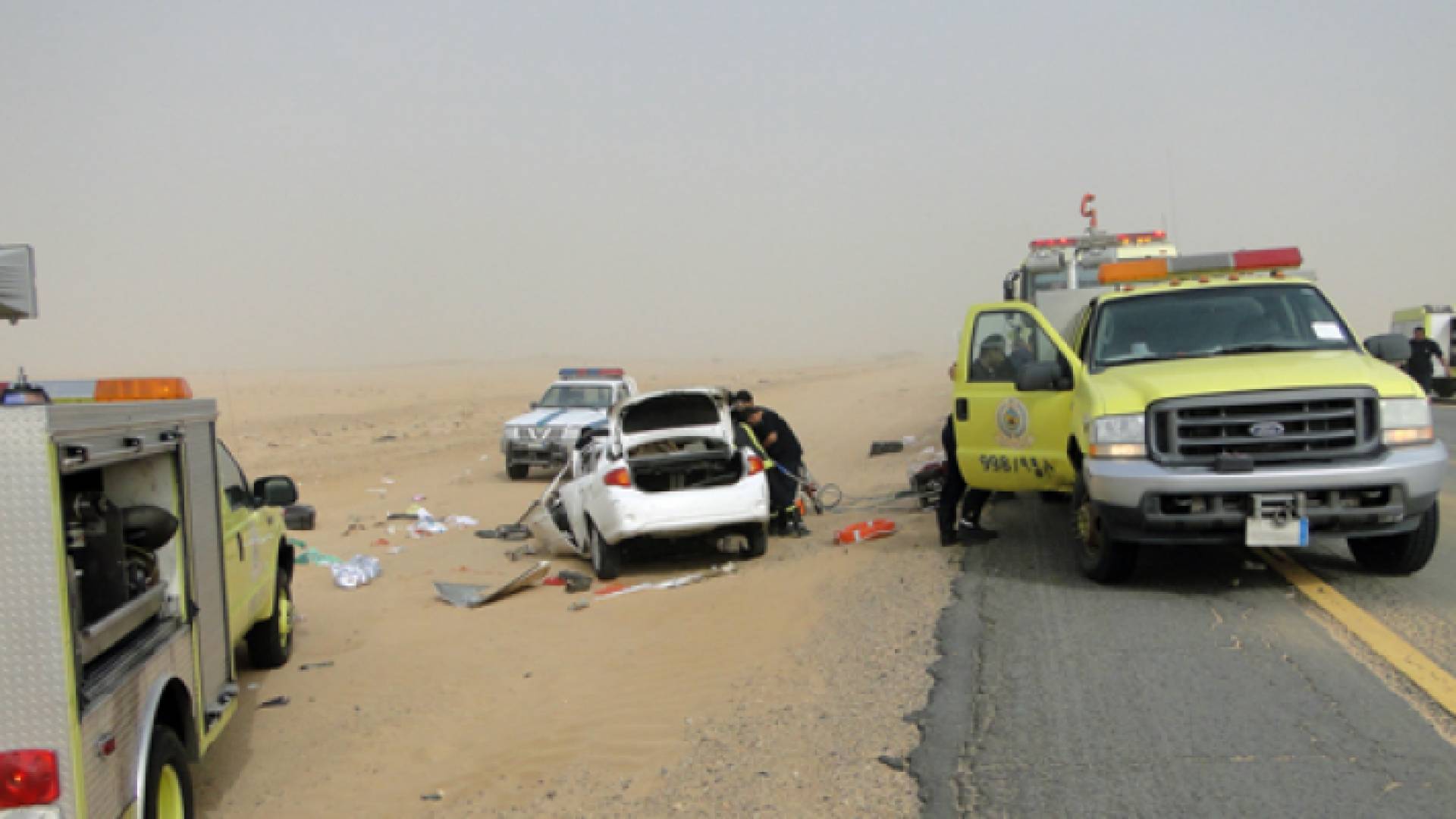 حادث سير في السعودية - ارشيفية