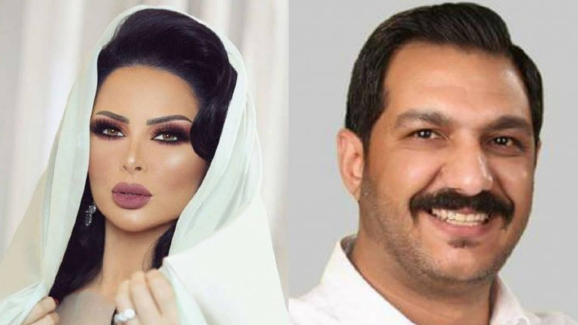 الإعلامي العمري والفنانة ديانا كرزون