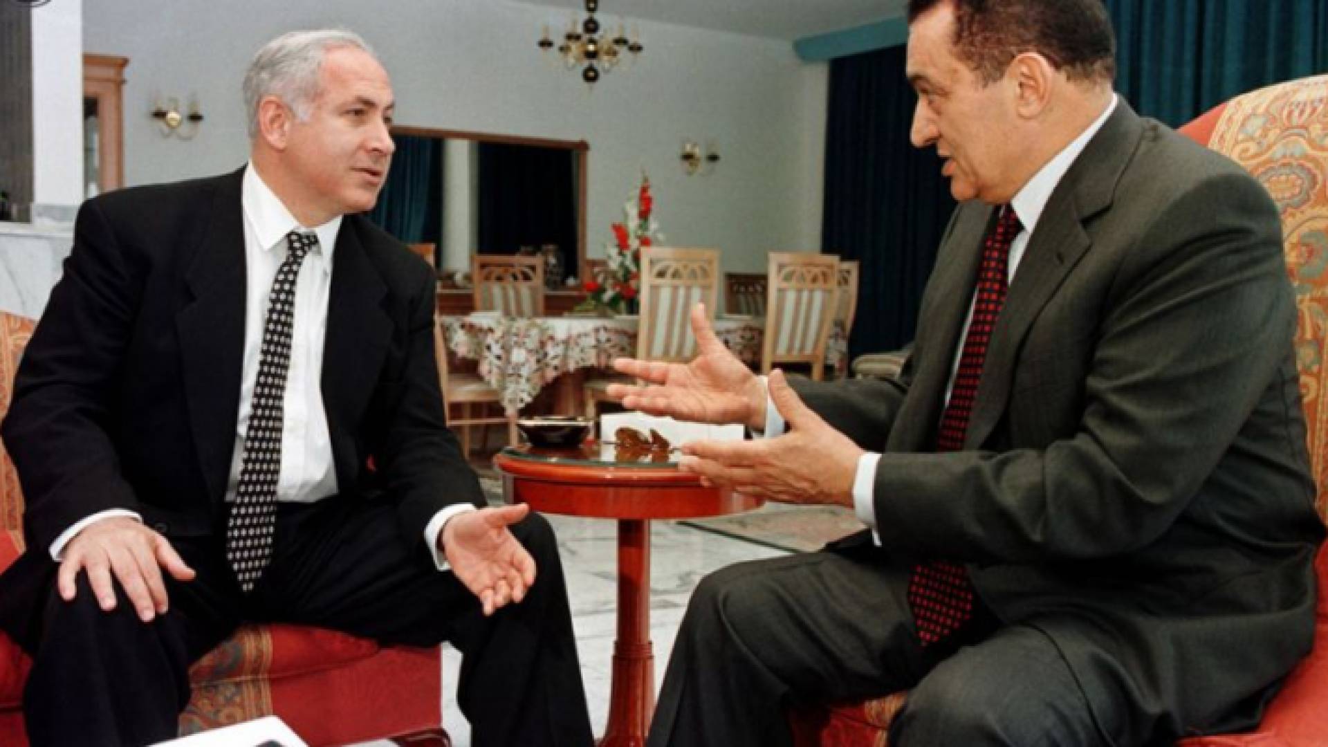 نتنياهو ومبارك - ارشيفية