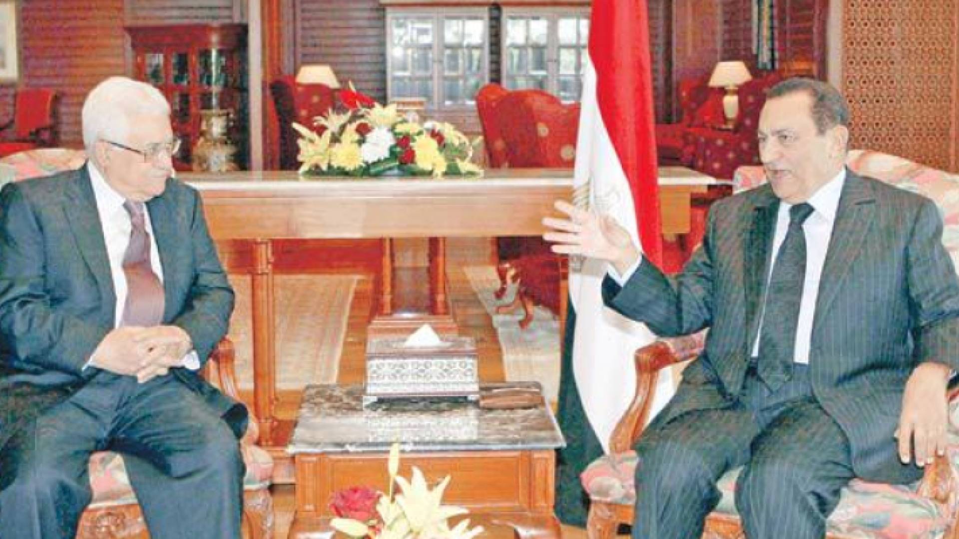 عباس ومبارك - ارشيفية