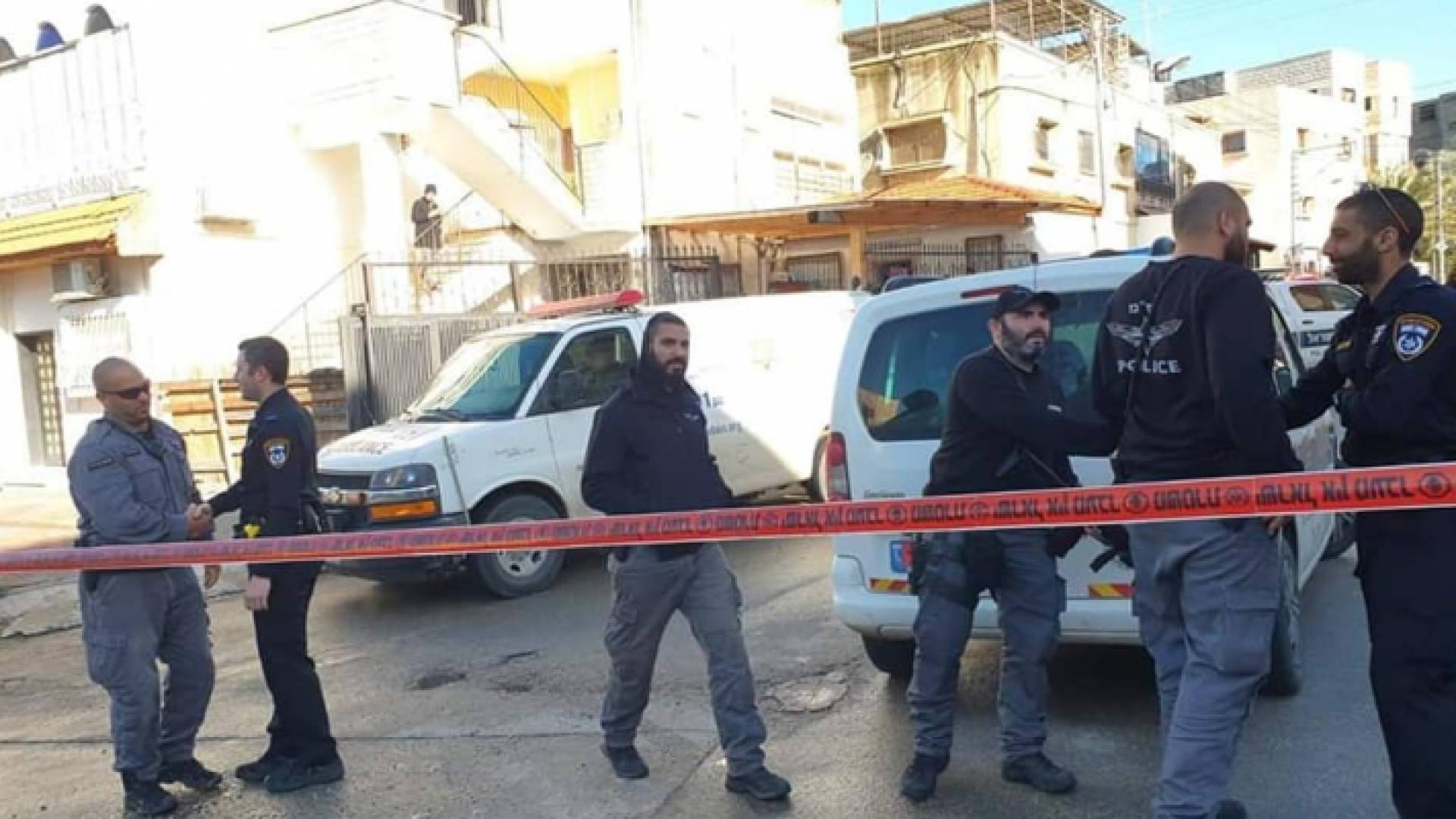 جانب من منطقة وقوع الجريمة