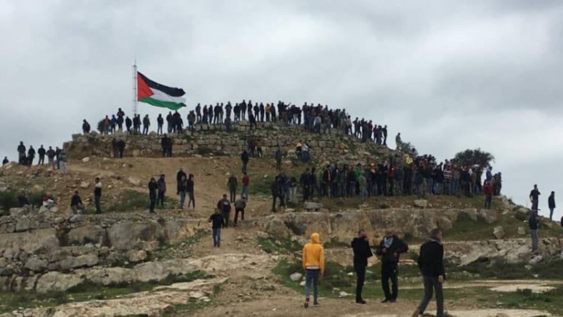 أسفرت المواجهات عن إصابة عدد من الفلسطينيين