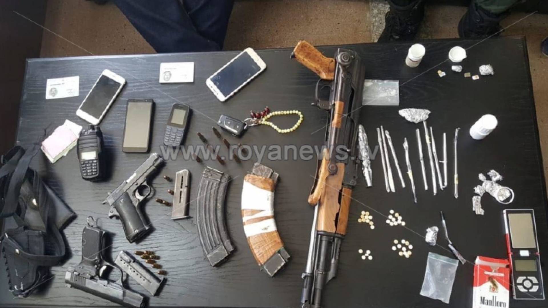 جانب من المضبوطات